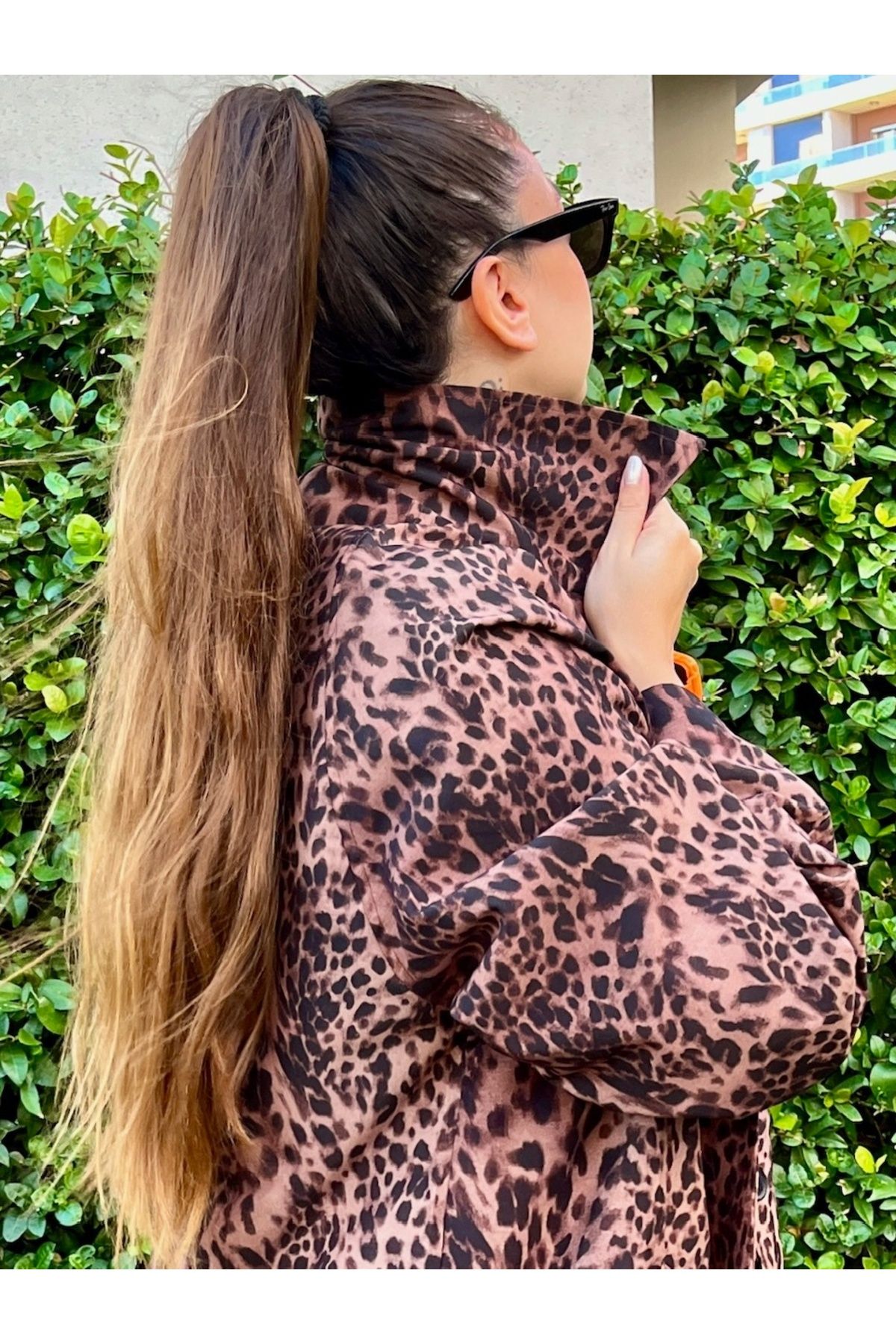 Hats N Beyond-Leopard Trench Coat 4