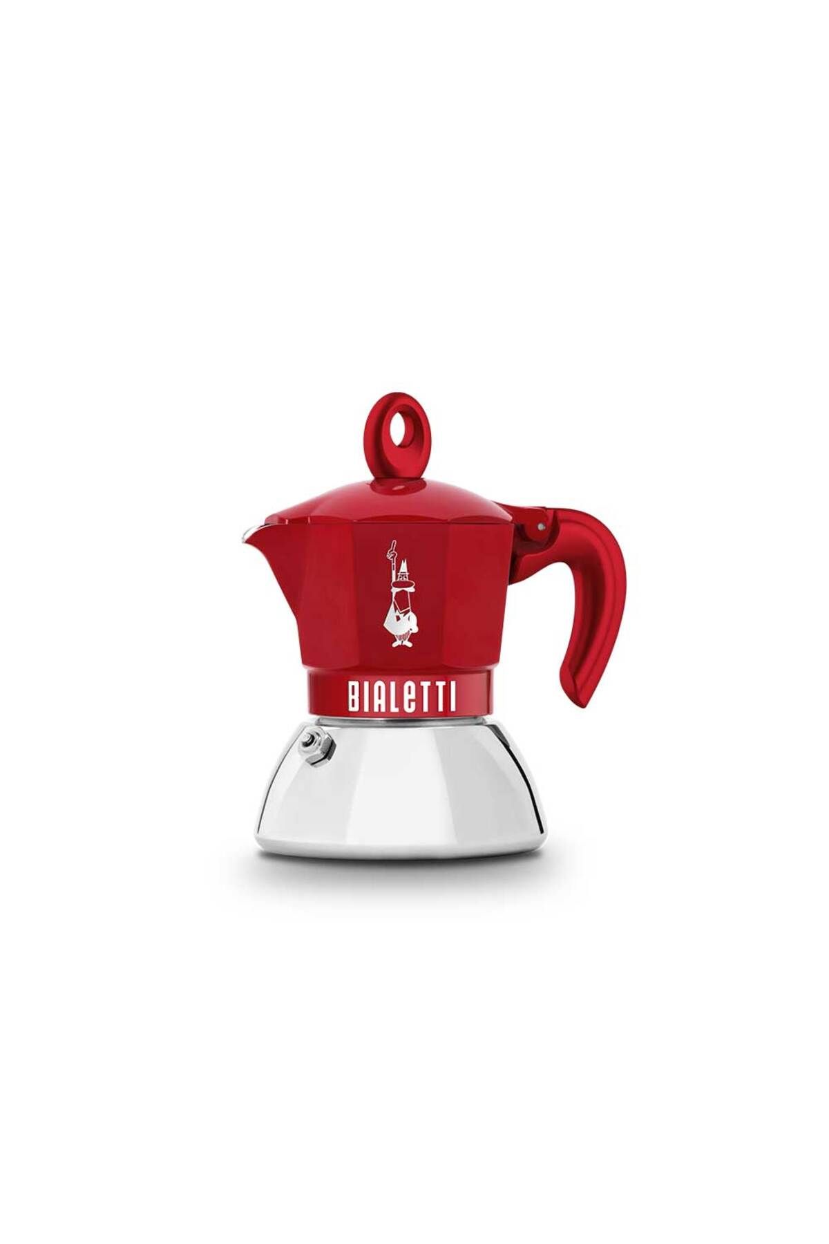 Bialetti Moka Pot Indüksiyon 2 Cup Kırmızı