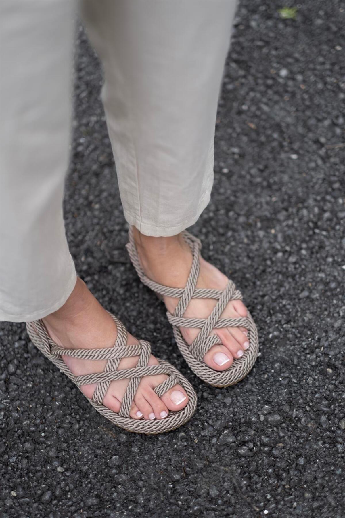 sovrana-Mink Sandals - Thin Sole 1
