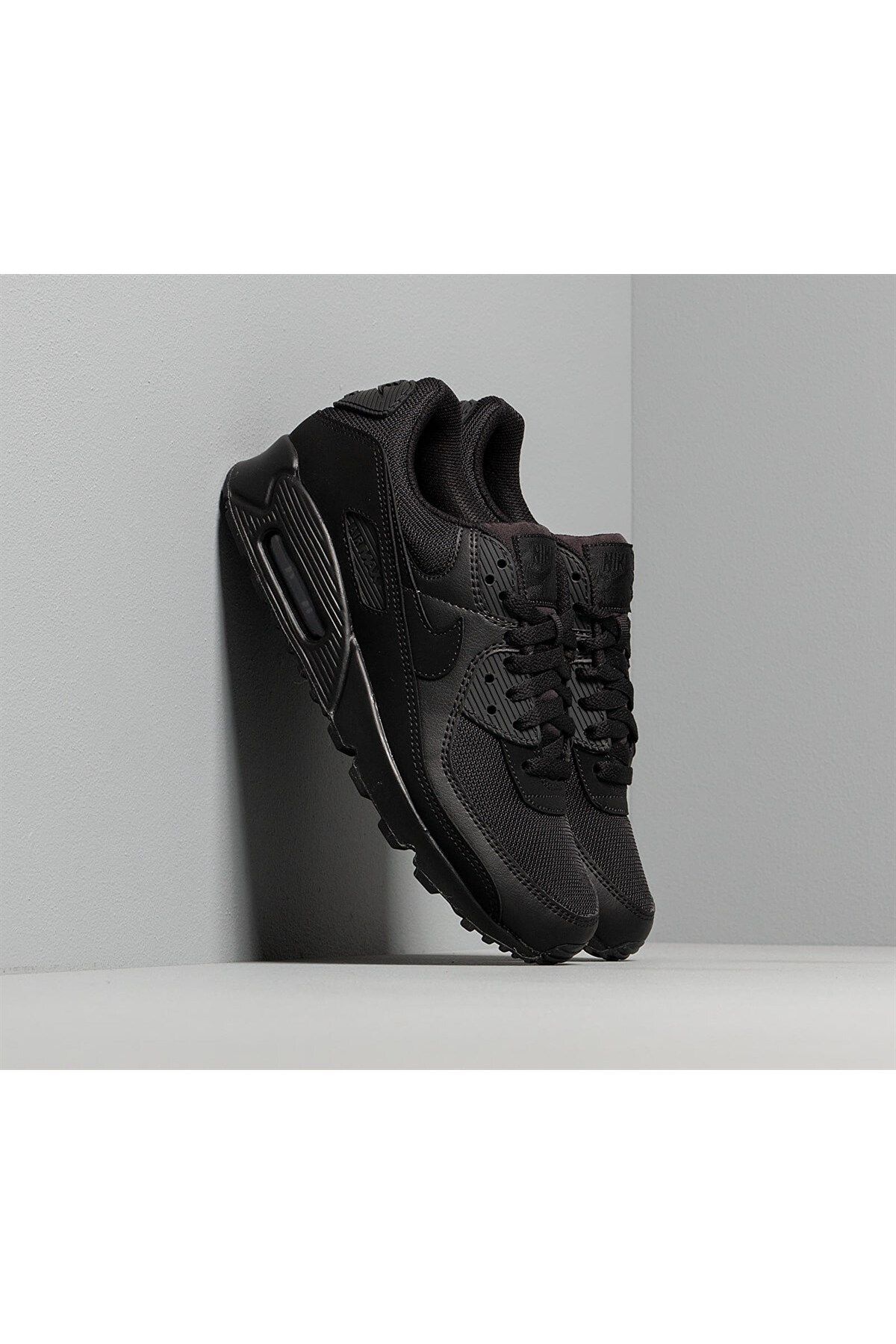 Nike-W Air Max 90 Men's Black Sports Shoes Cq2560-002 4
