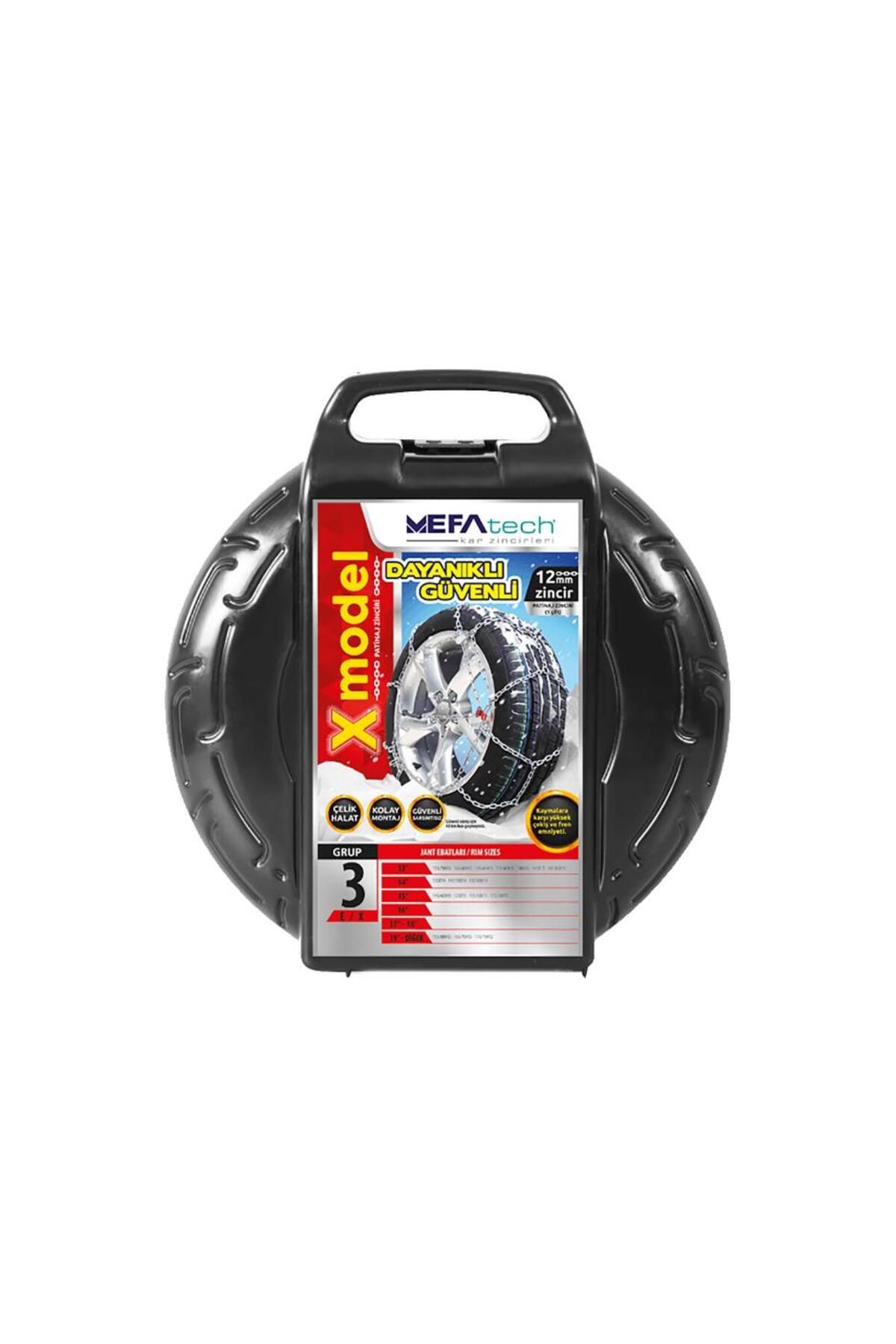 Karva-Tactical X Type Snow Skid Chain Compatible with 170x13 Sizes 2