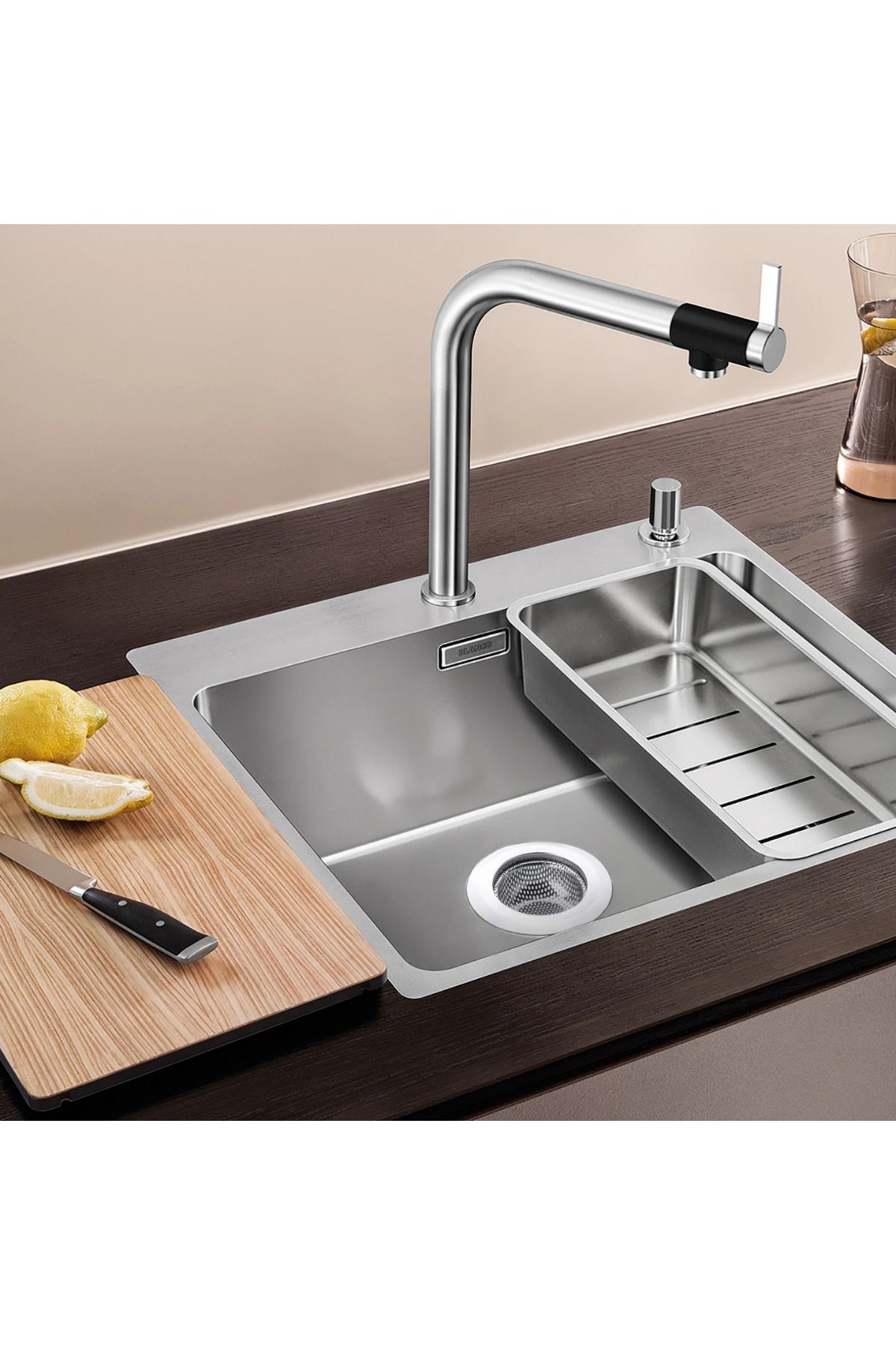 karadağsb Mutfak Su Lavabo Filtresi Örgü Süzgeç Paslanmaz Çelik 7.5 Cm Çap