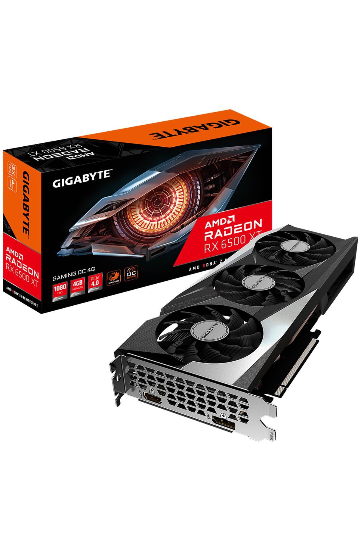 Gigabyte Radeon Rx 6500 Xt Gamıng Oc 4g 4gb Gddr6 64bit Amd Ekran Kartı