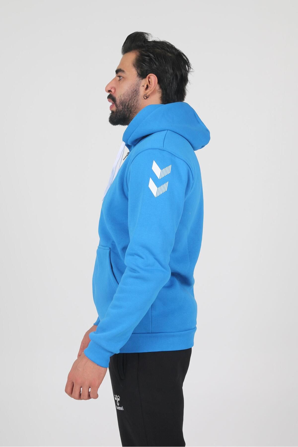 hummel-Armin Blue Cotton Sweatshirt 6