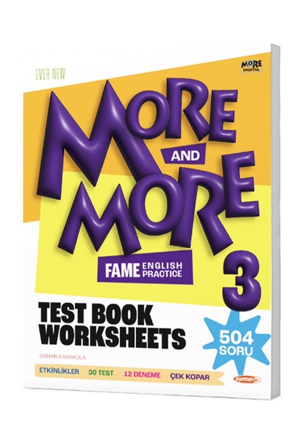 Kurmay Yayınevi Kurmay Elt More And More 3. Sınıf English Worksheets Test Book