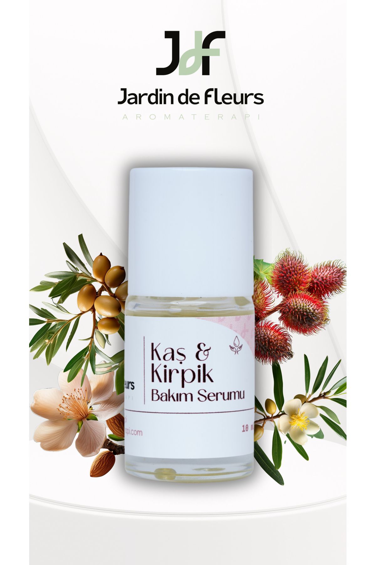 JARDIN DE FLEURS JdF Aromaterapi Kaş ve Kirpik Bakım Serumu 10 mL