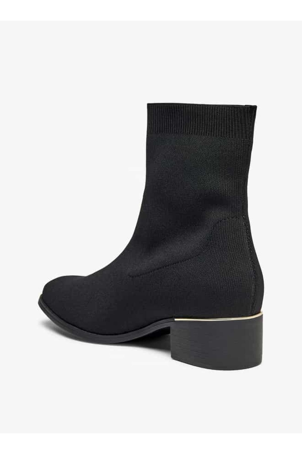 Flora Bella by Shoexpress-Flora Bella Solid Slip-On Ankle Boots with Block Heels 2
