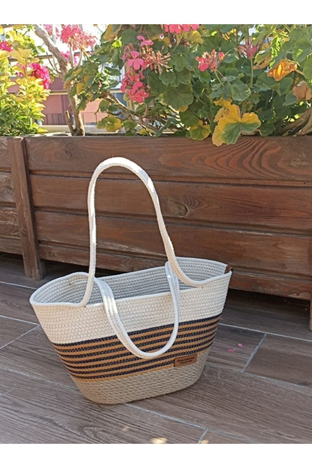 Pınar Gündoğdu Collection-Beach Bag Straw Beach Bag Daily Bag Handmade Designer Bag 2