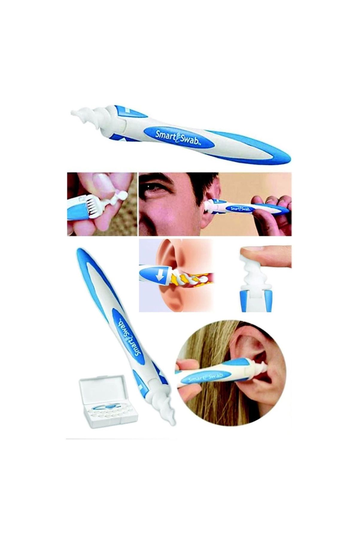 Light up Ear Cleaning 16 Başlıklı Pratik Kulak Temizleme Aleti Aparatı Seti Find Back