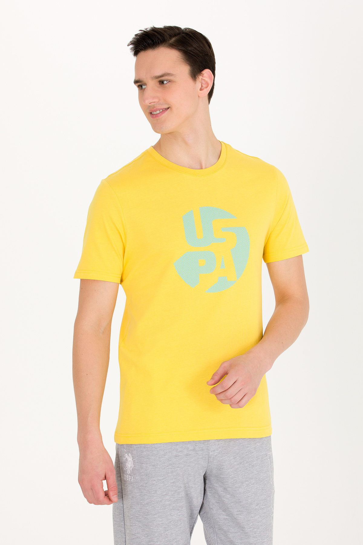تیشرتمردانهU.S. Polo Assn.زرد