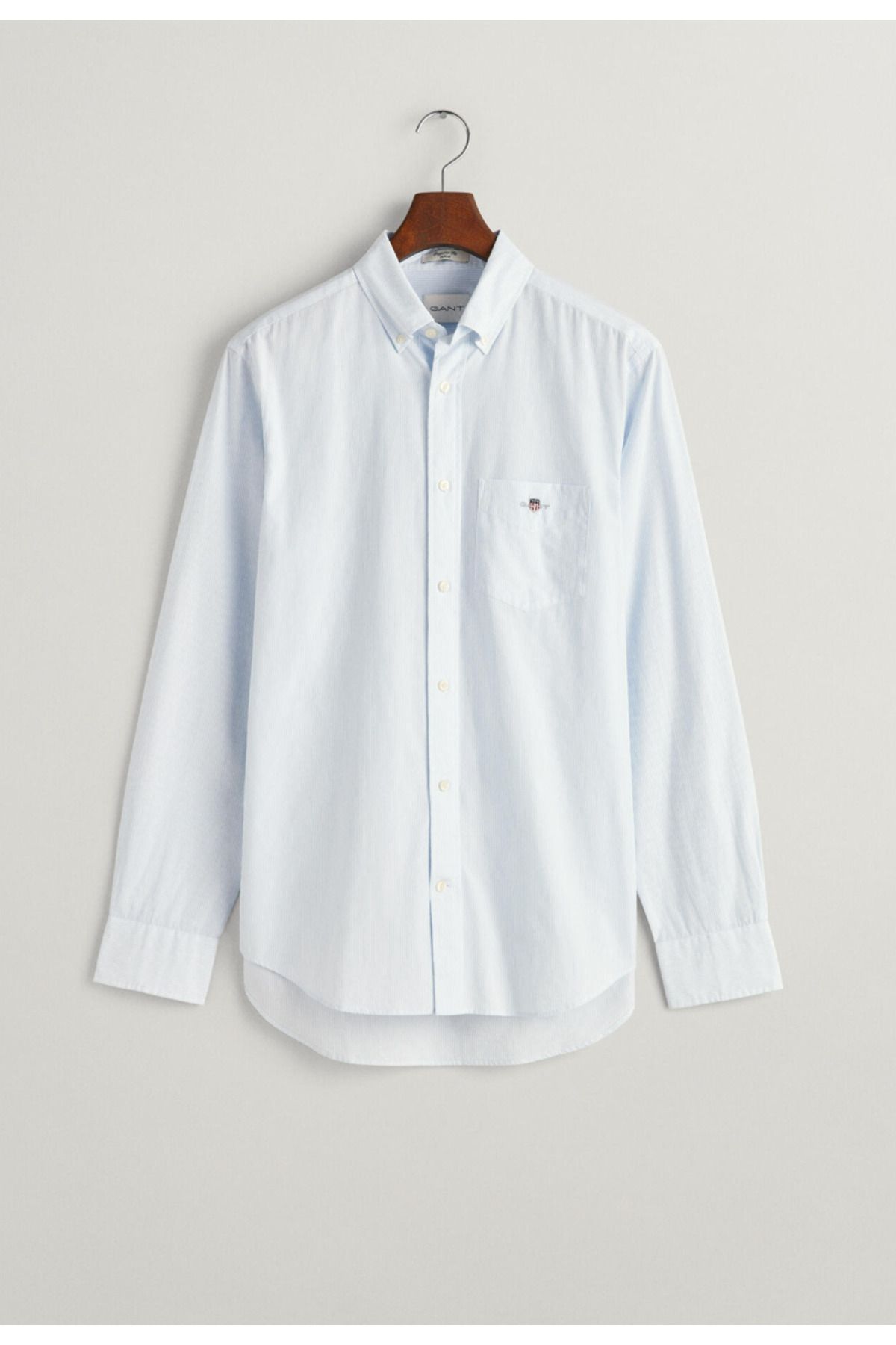 Gant-Regular Fit Banker Stripe Poplin Shirt 4