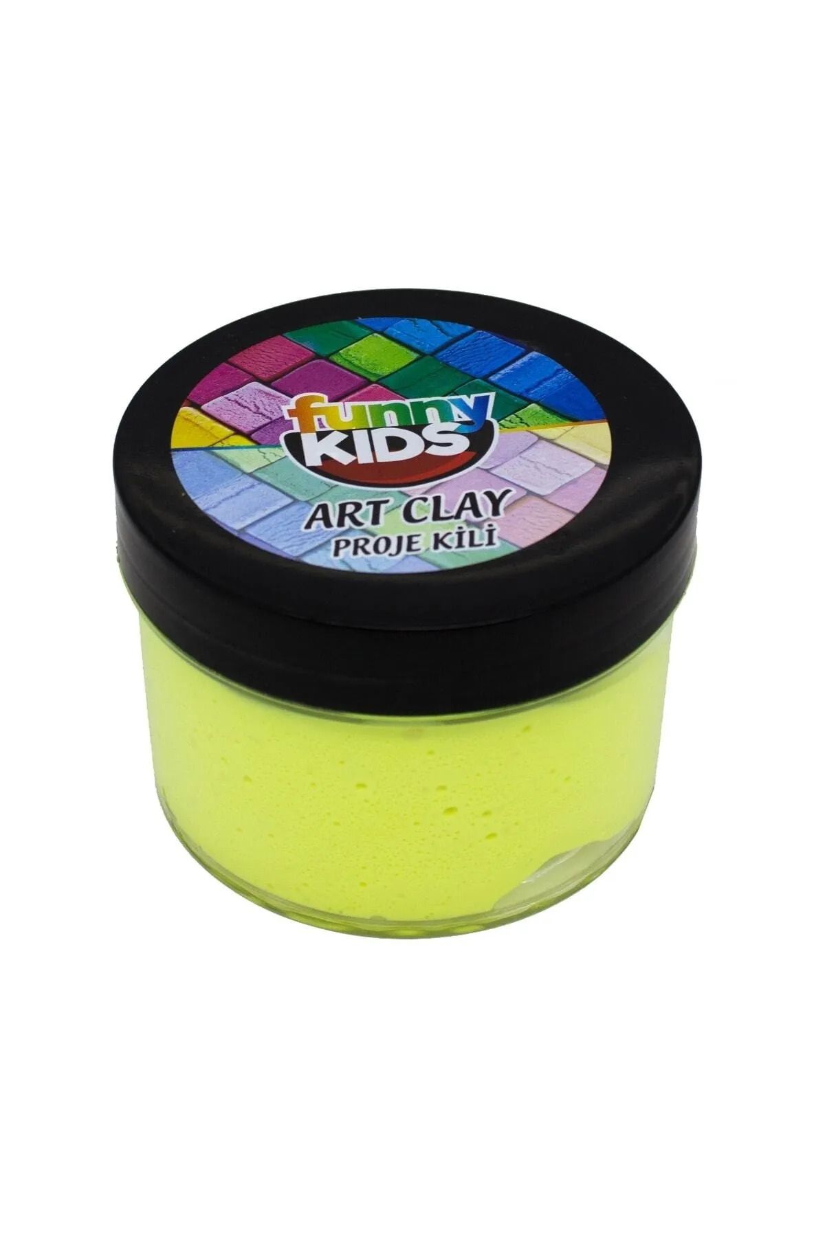 Rich Funny Kids Art Clay Proje Kili 40cc Neon Sarı 576