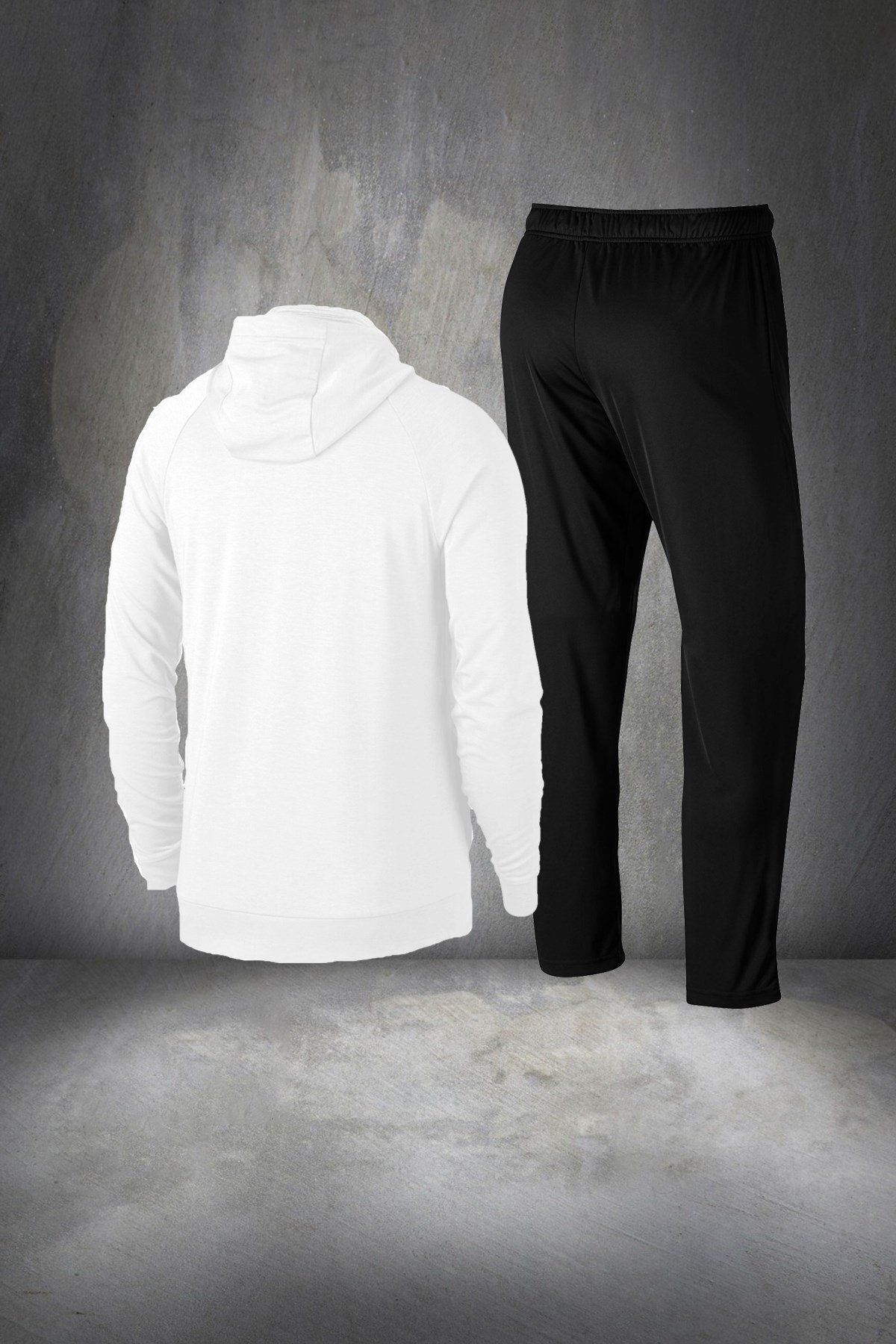 POSEIDONSTORM-White Supra Combed Cotton Men's Tracksuit Set - Comfortable Fit S-3xl 4