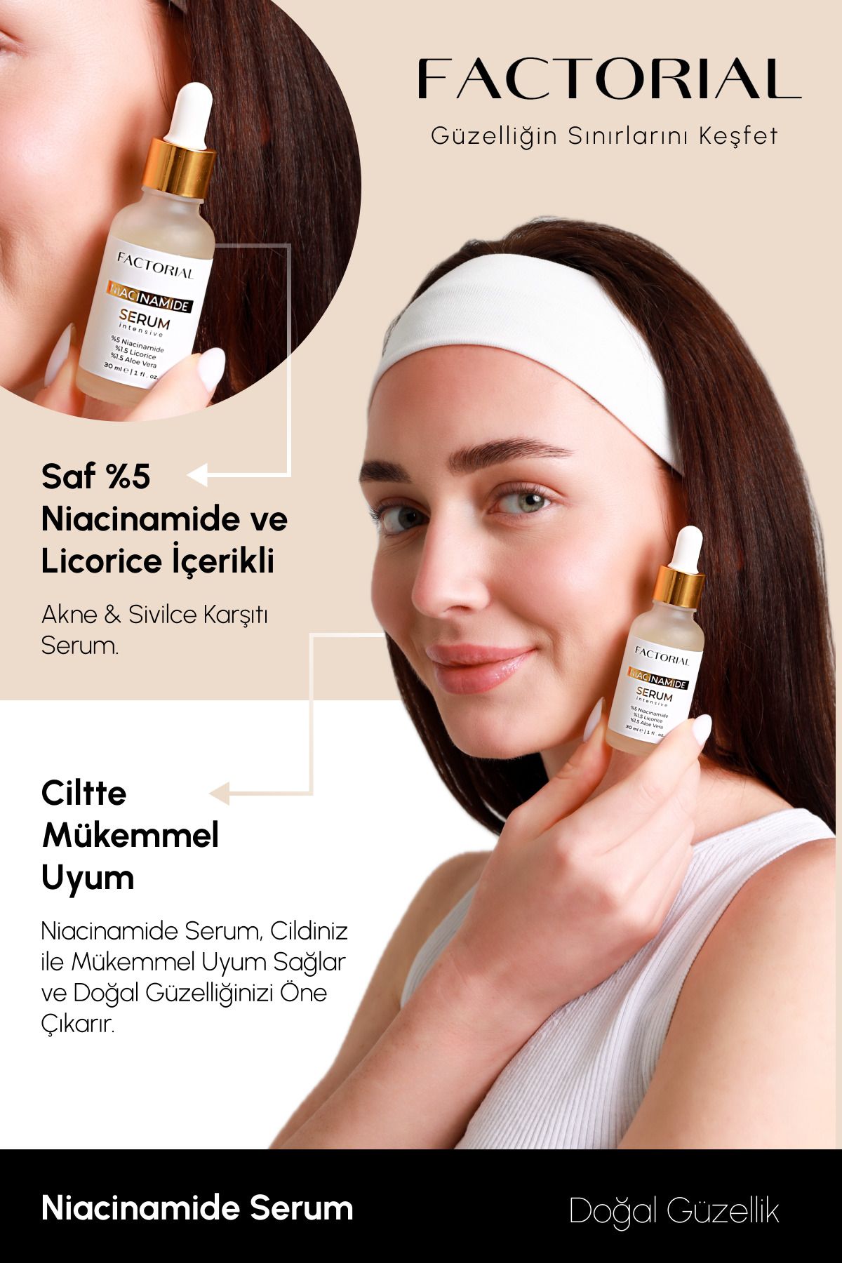 Factorial-Niacinamide 5% Licorice 1.5% Aloe Vera 1.5% Intensive Skin Serum (30ML) 3