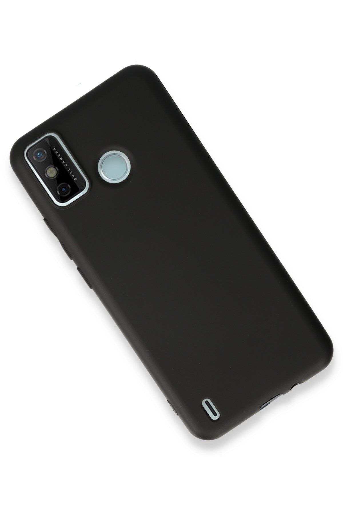 cepmoda Tecno Spark 6 Go Uyumlu İnce Esnek Soft Rubber Telefon Kılıfı - SİYAH