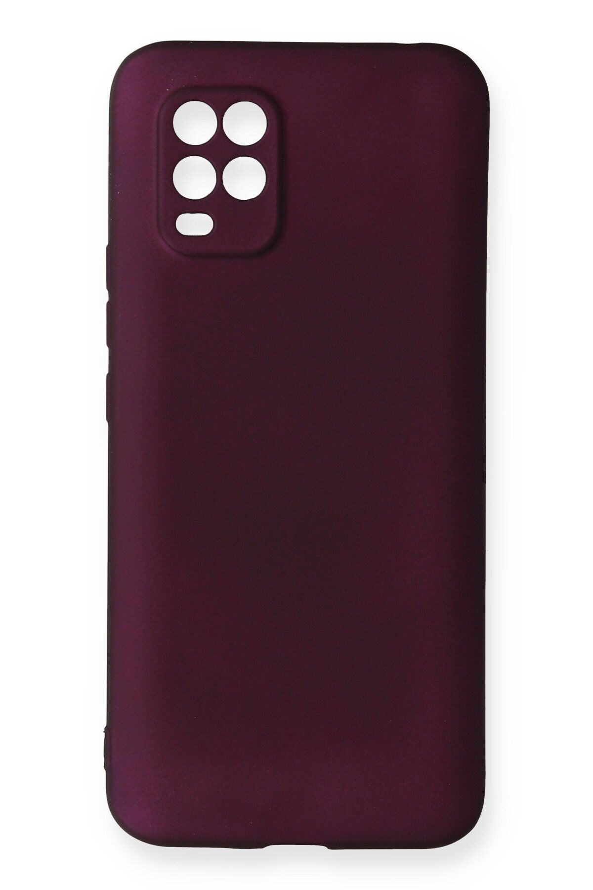 cepmoda Xiaomi Mİ 10 LİTE Uyumlu İnce Esnek Soft Rubber Telefon Kılıfı - MÜRDÜM