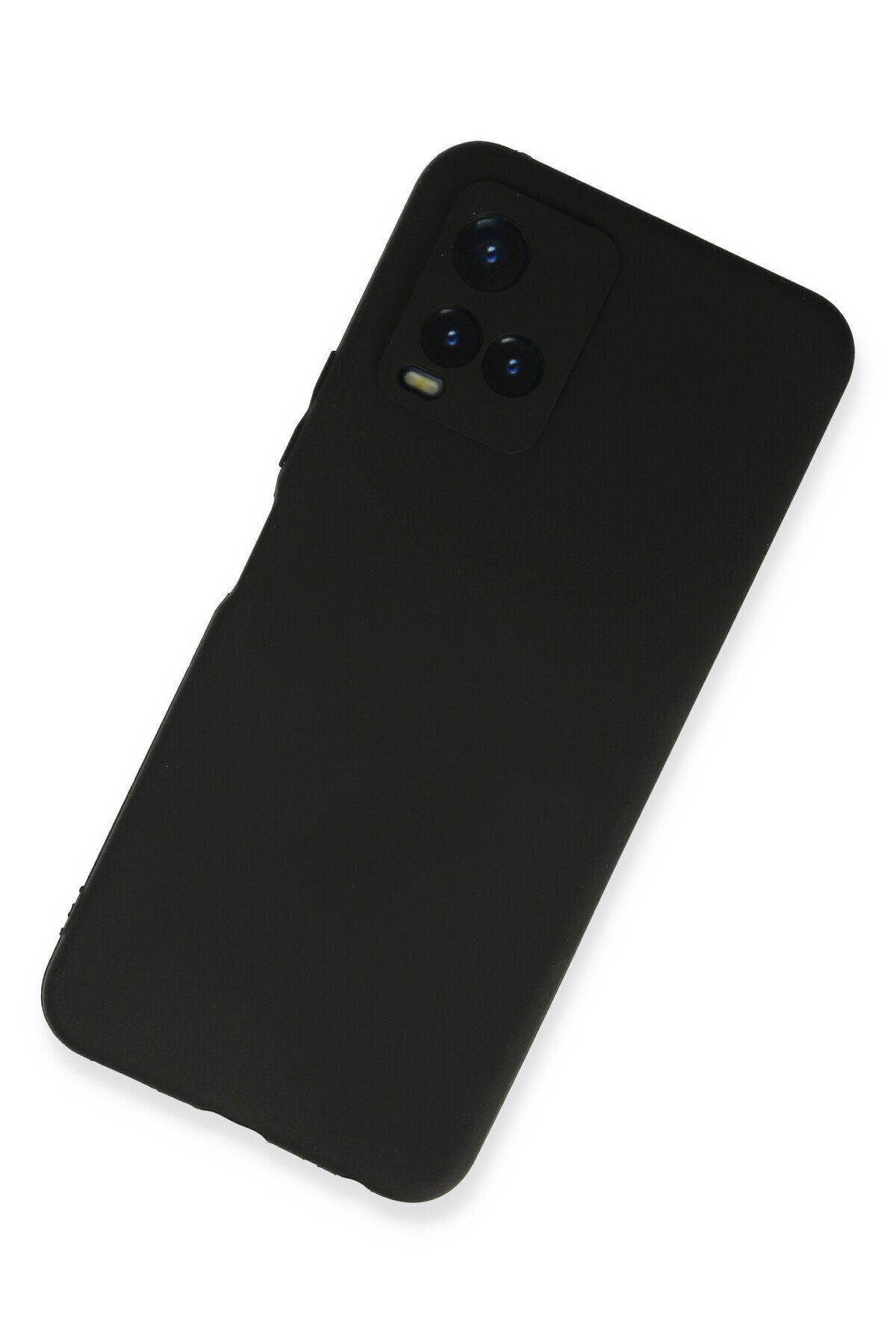 cepmoda Vivo Y21S - 1st Thin Kapak Esnek ince s0ft Silikon Kılıf - SİYAH