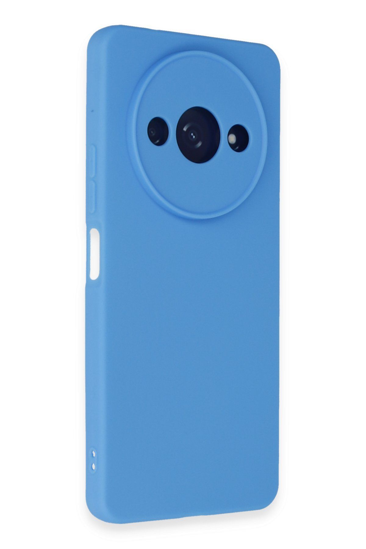 cepmoda Xiaomi REDMİ A3 4G Uyumlu İnce Esnek Soft Rubber Telefon Kılıfı - MAVİ