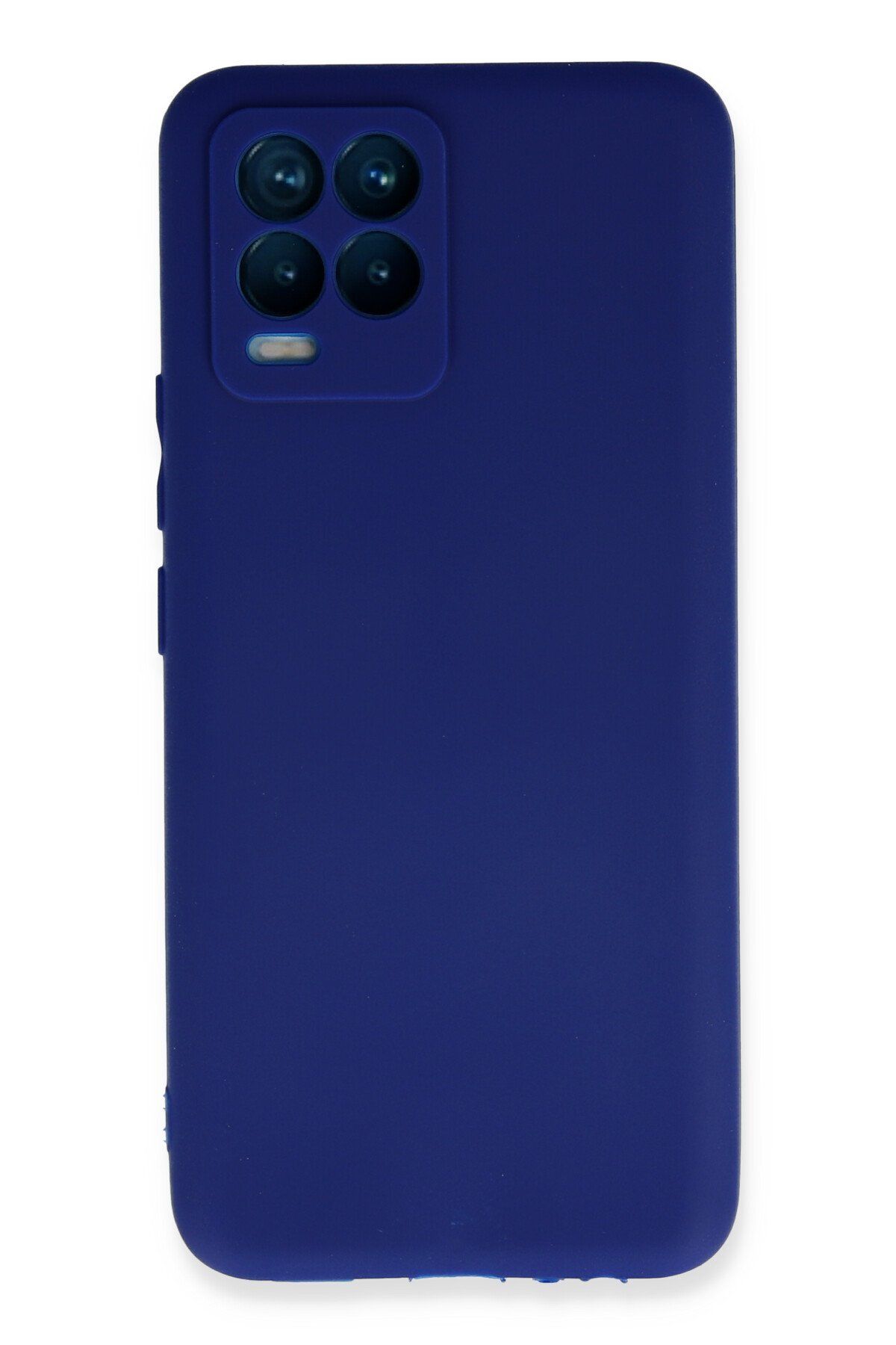 cepmoda REALME 8 PRO Uyumlu İnce Esnek Soft Rubber Telefon Kılıfı - LACİVERT