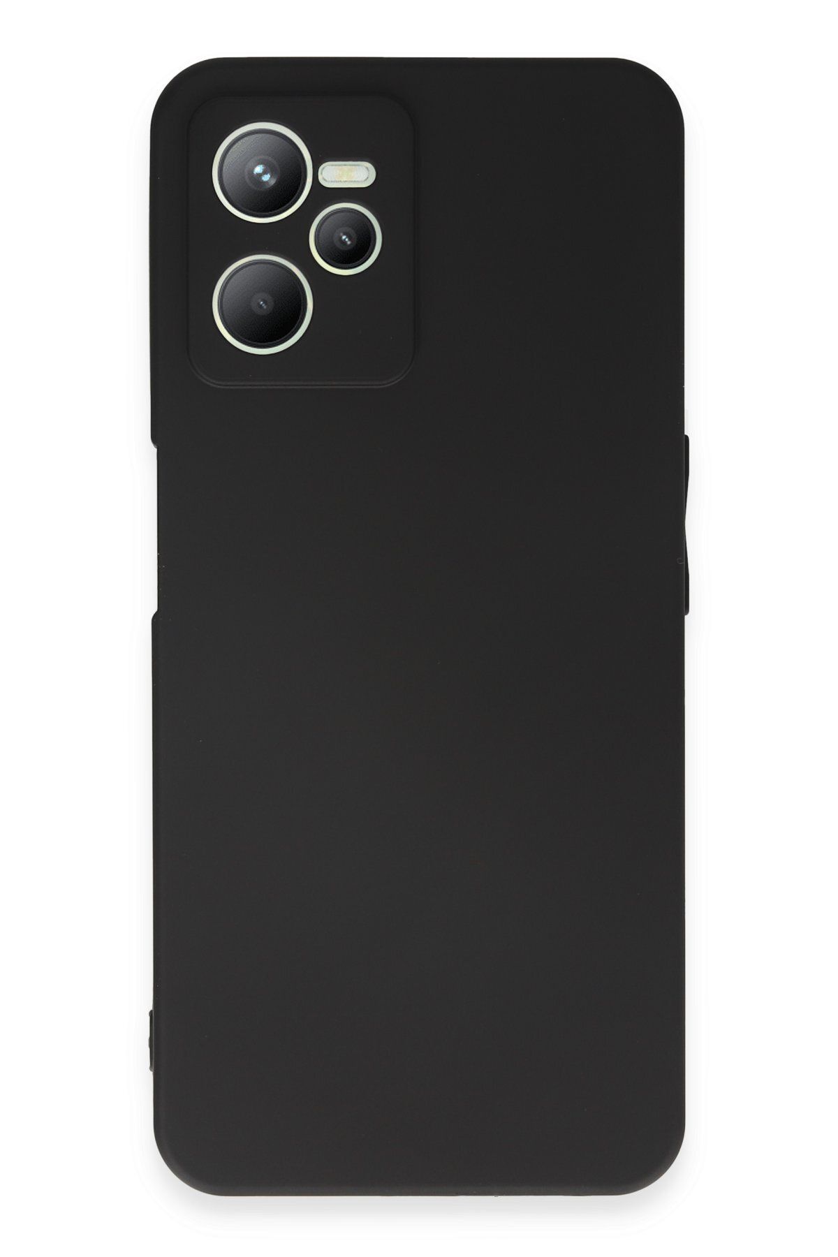 cepmoda REALME C35 Uyumlu İnce Esnek Soft Rubber Telefon Kılıfı - SİYAH