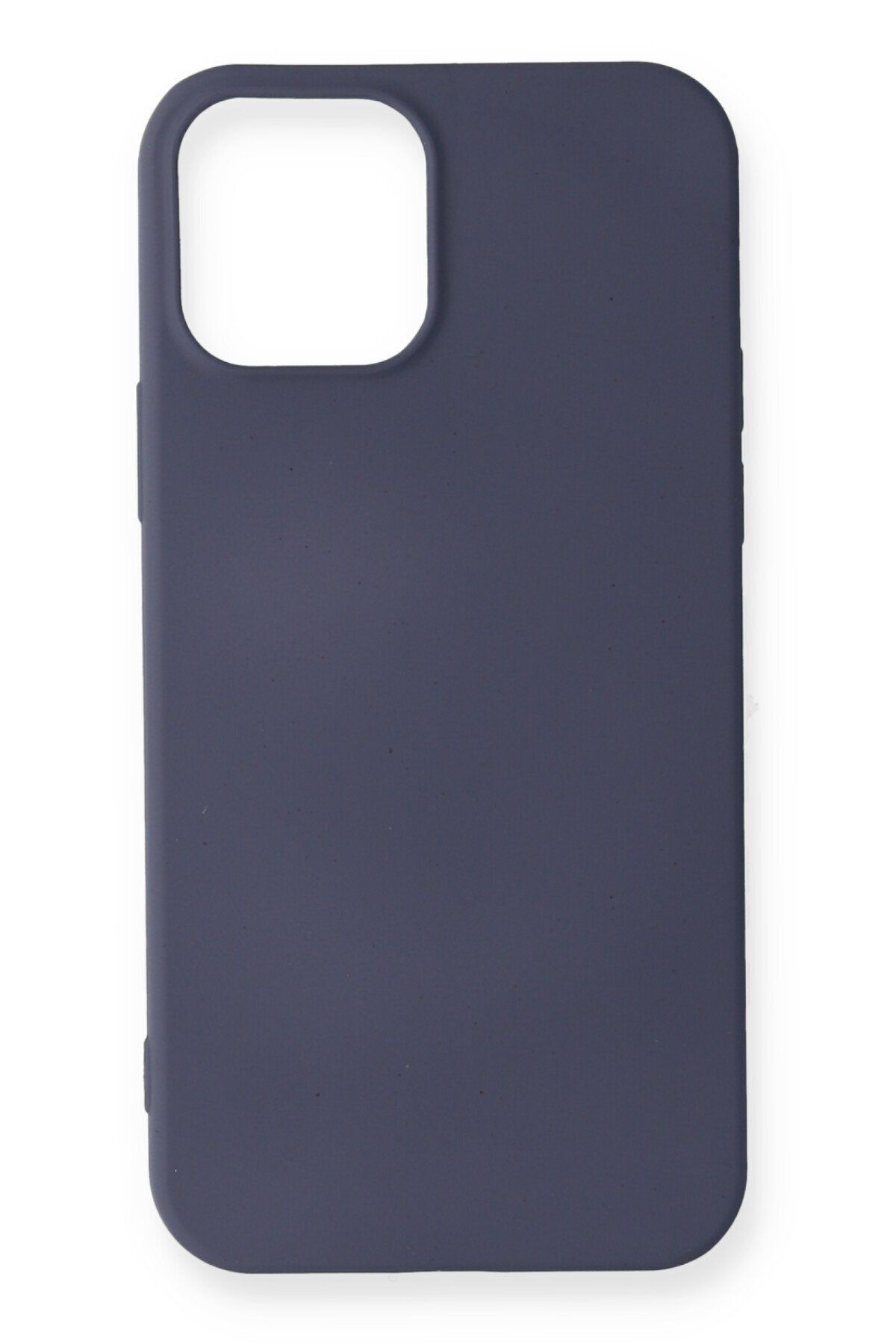 cepmoda iPhone 12 Pro Max Uyumlu İnce Esnek Soft Rubber Telefon Kılıfı - GRİ