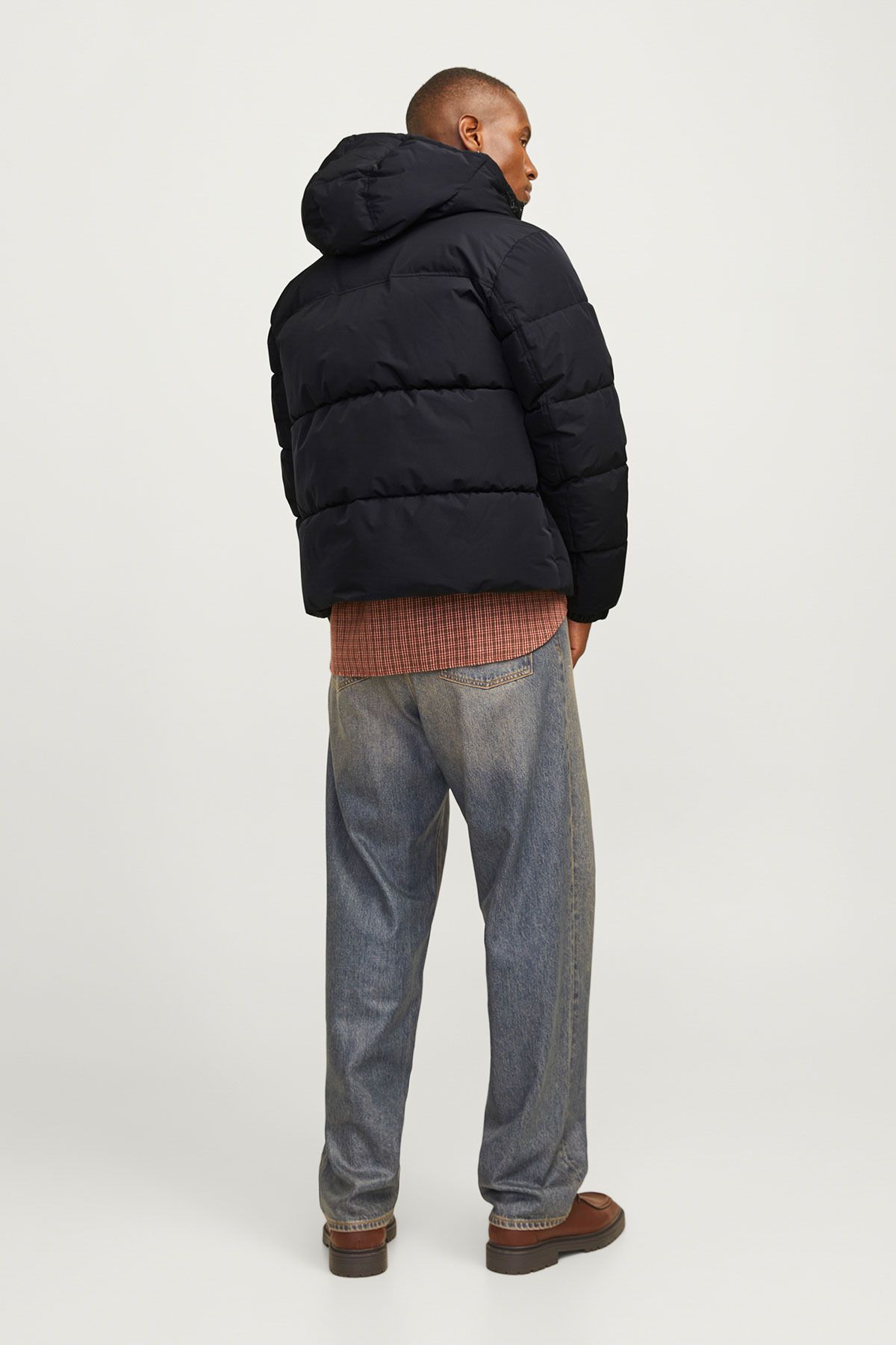 ژاکت جک اند جونز JJEBRADLEY PUFFER HOOD SN