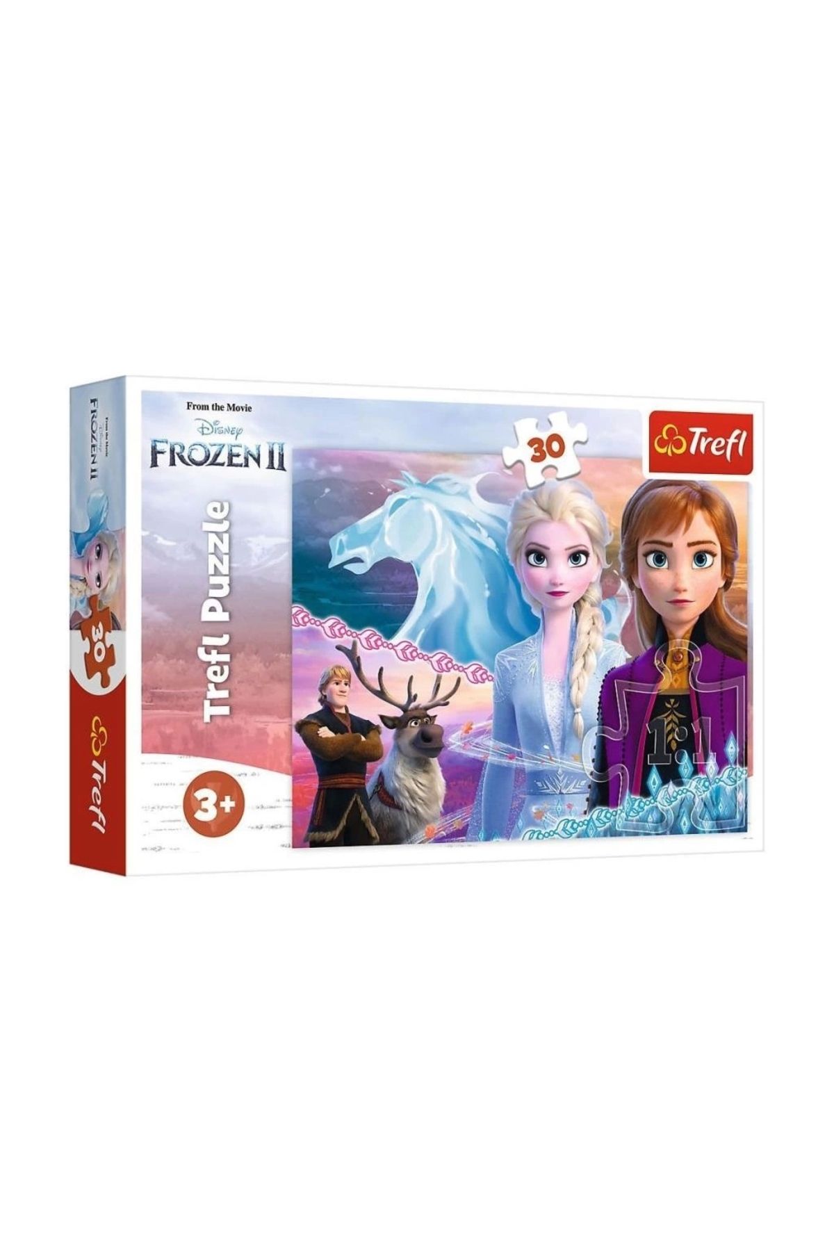 Basic Fun Çocuk PUZZLE-18253 Frozen 2 30 Parça Puzzle