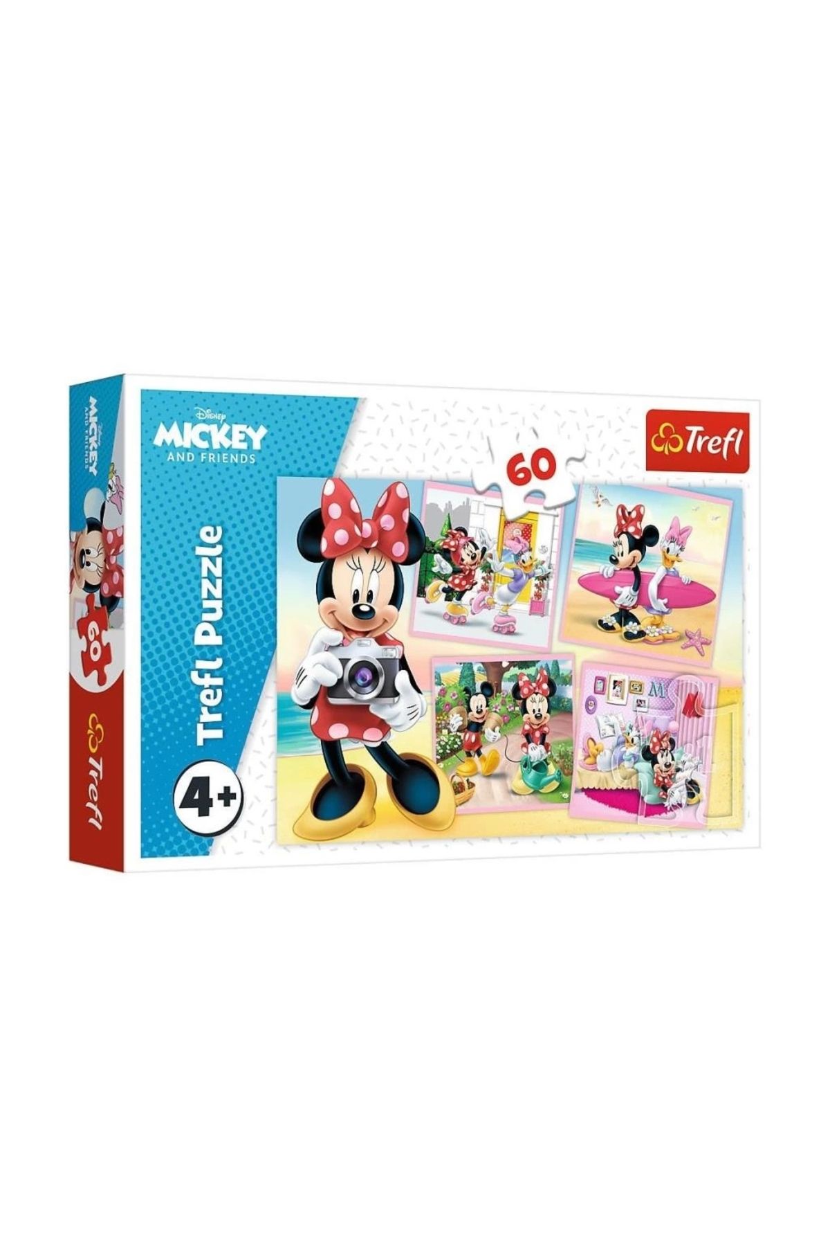 Basic Fun Çocuk PUZZLE-17360 Mickey 60 Parça Puzzle