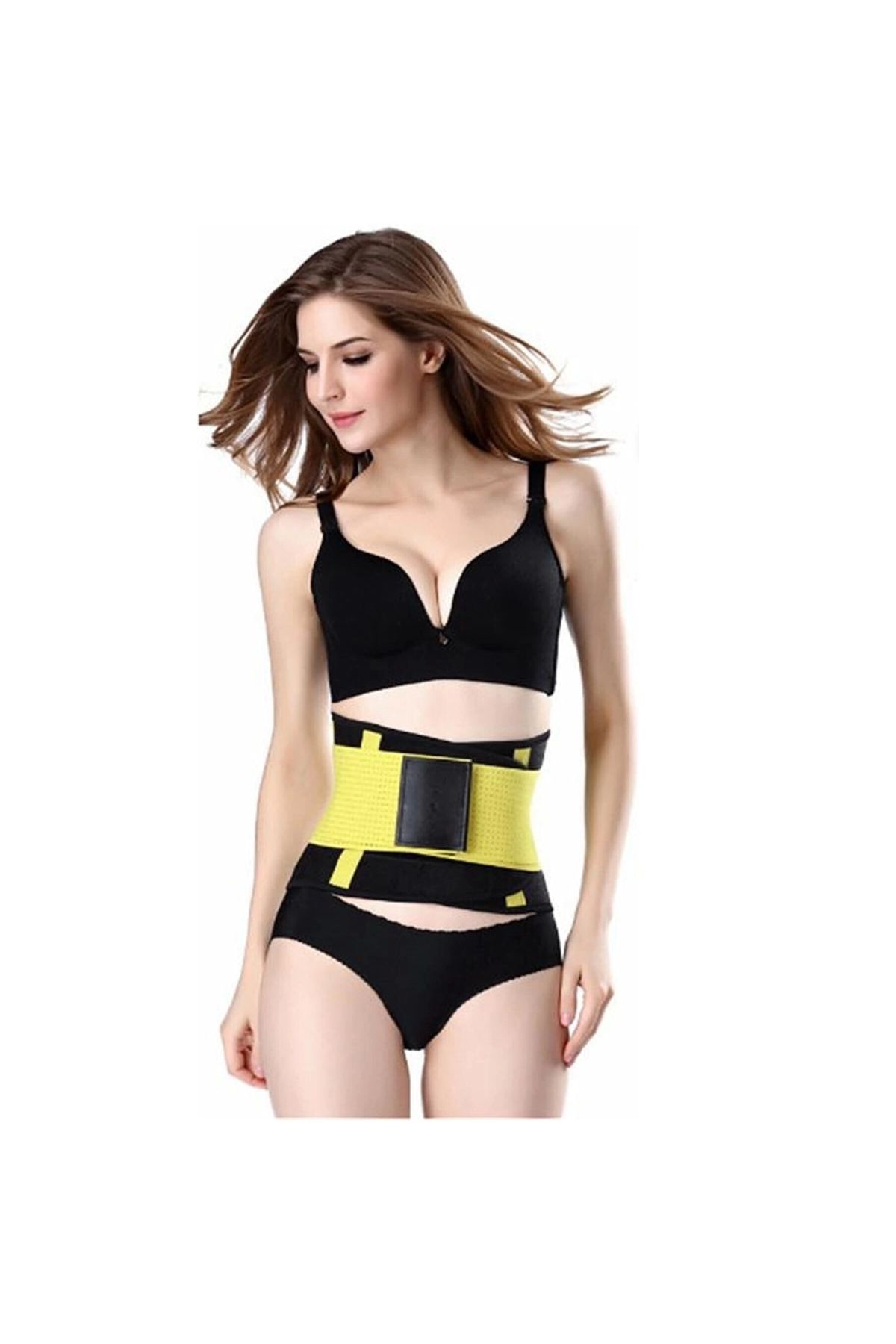 Narnuga Hot Belt Shapers Neotex Termal Sauna Kemer Korse - Sarı (7272)