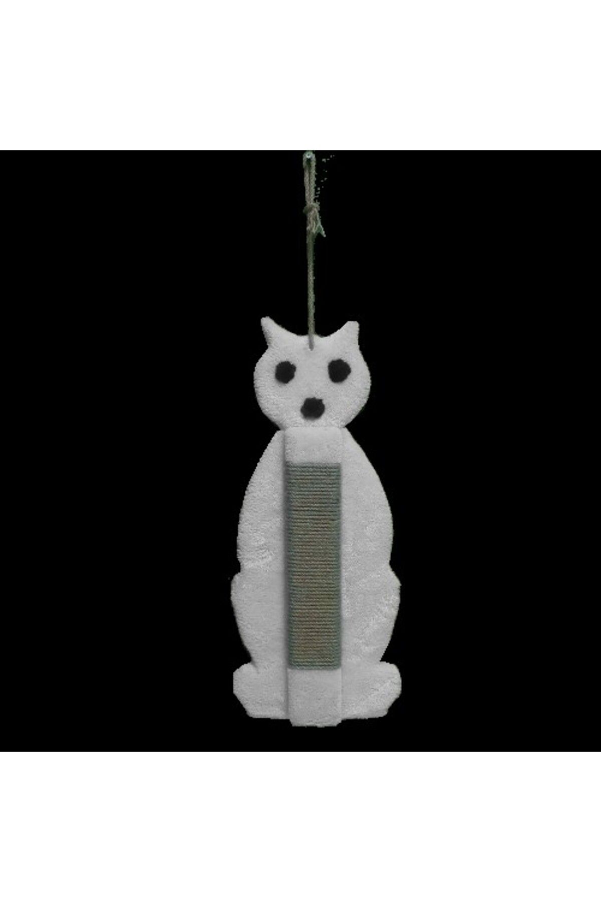 Mu Art Ahşap Kedi Temalı Tırmalama Tahtası
