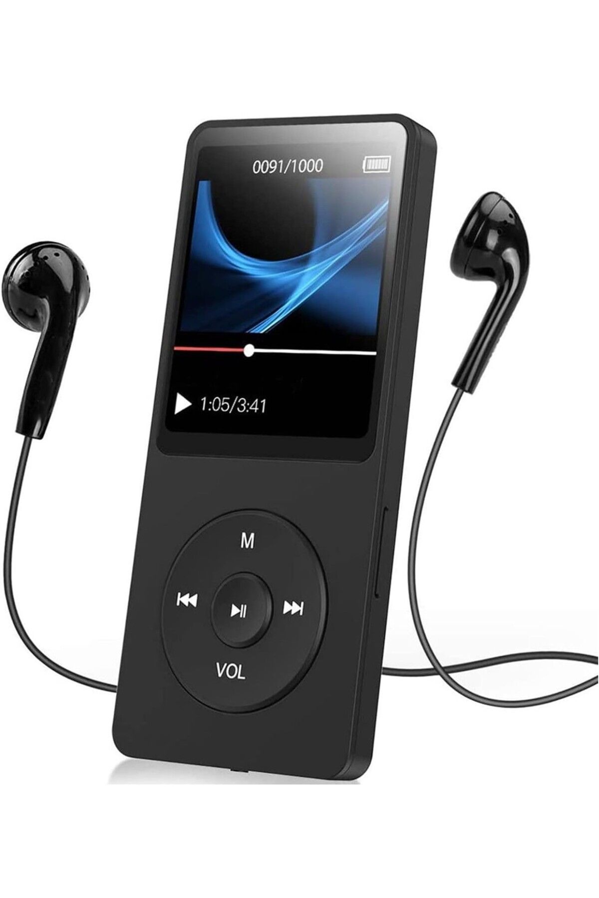 AGPTEK Bluetooth 5.0 MP3 Çalar, HiFi Ses, Spor İçin Ses Kaydı, FM Radyo