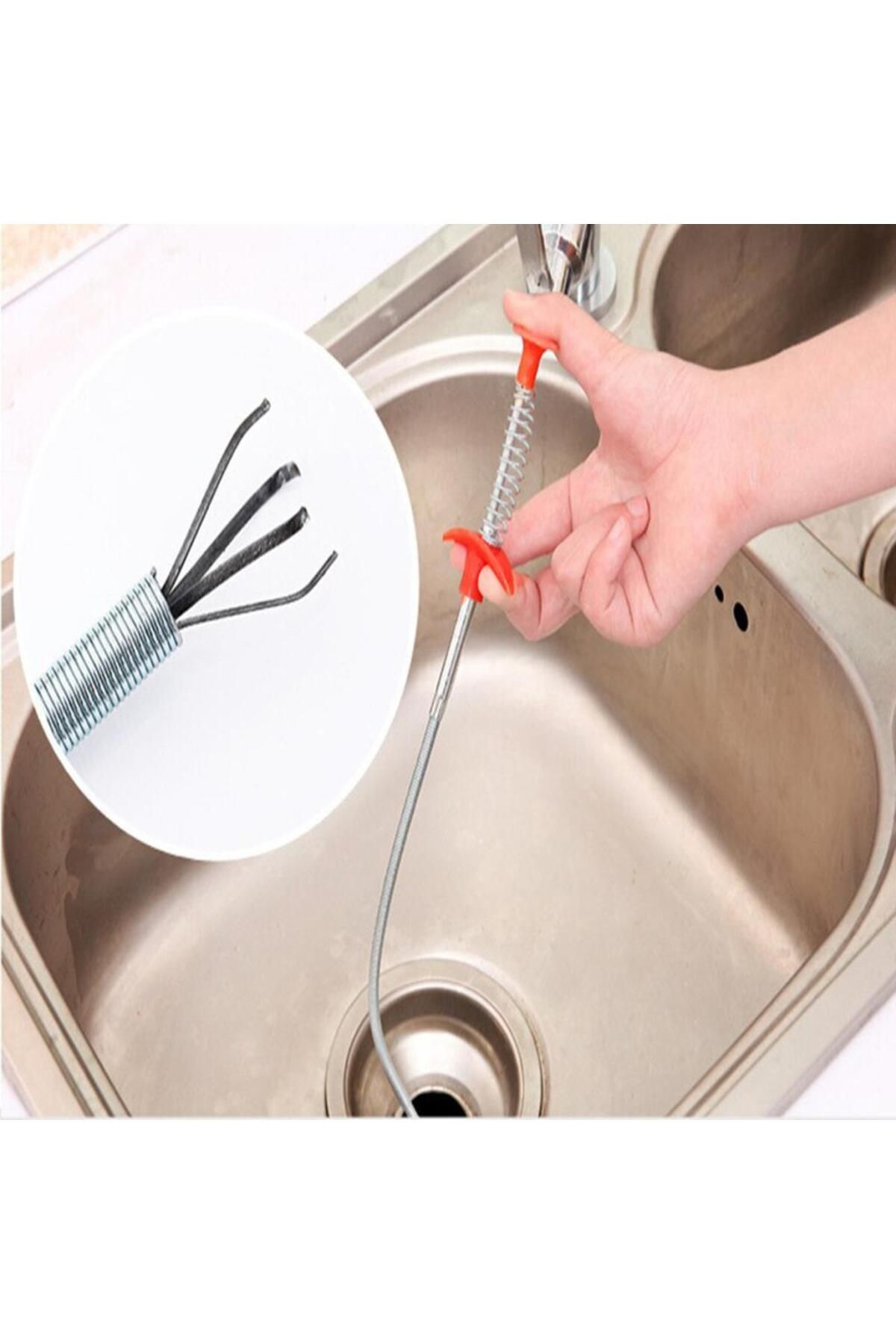 Qirora Clamp Tıkalı Lavabo Ve Gider Boruları Açma Aparatı Kıskaçlı (4614)