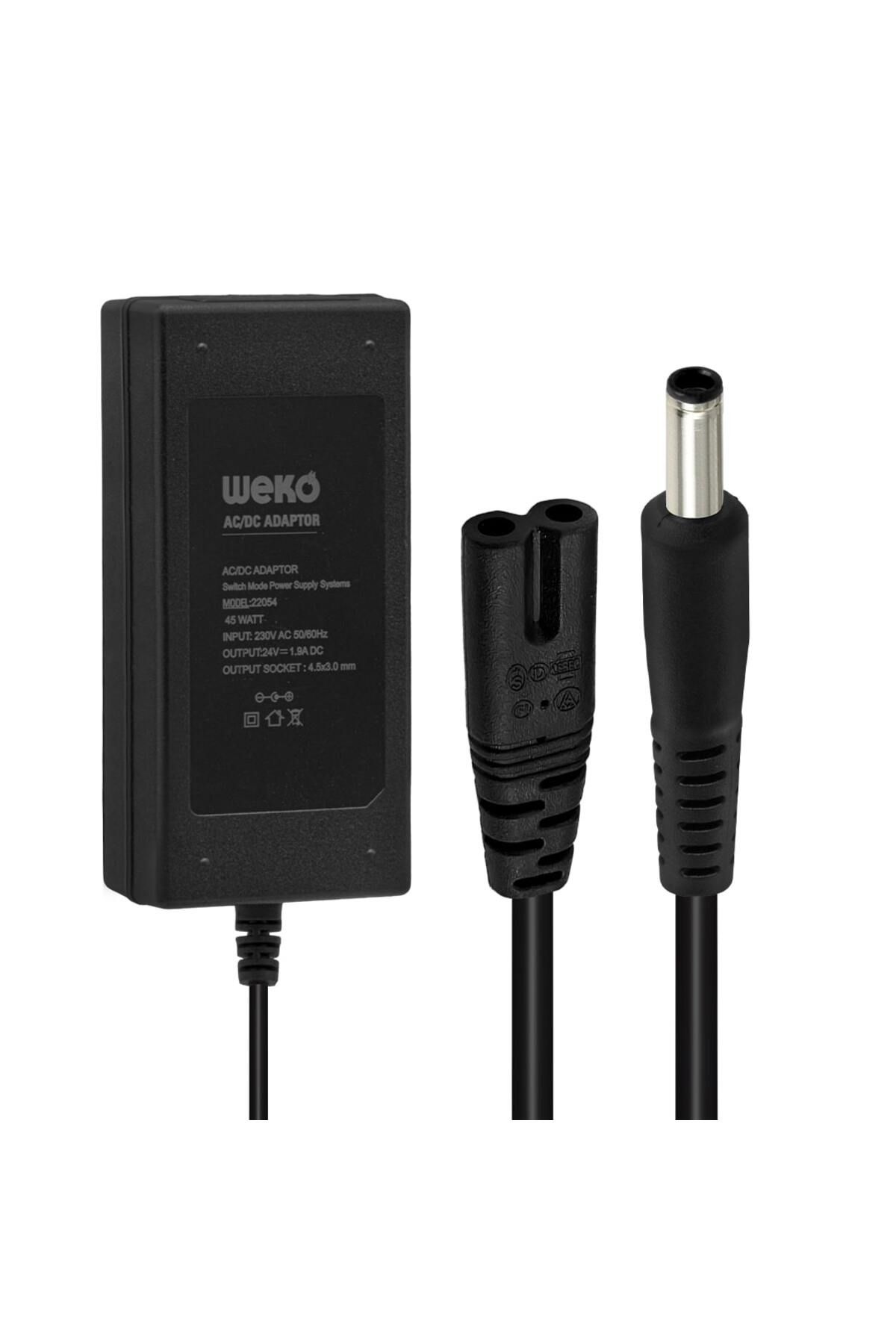 Go İthalat 24 VOLT 1.9 AMPER 4.5X3.0MM UÇLU NOTEBOOK ADAPTÖR YERLİ ÜRETİM (4928)