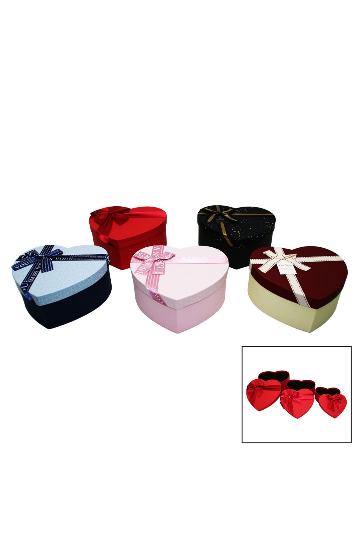 Qirora-3-Piece Heart Gift Box (4614) 1