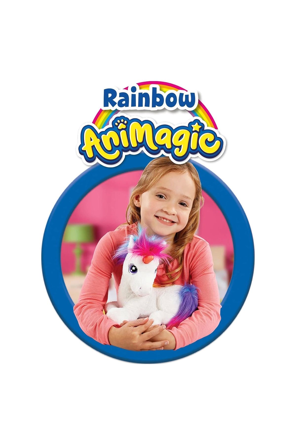 NECO TOYS-Unicorn Patterned Shining Rainbow - Animagic 256301 1