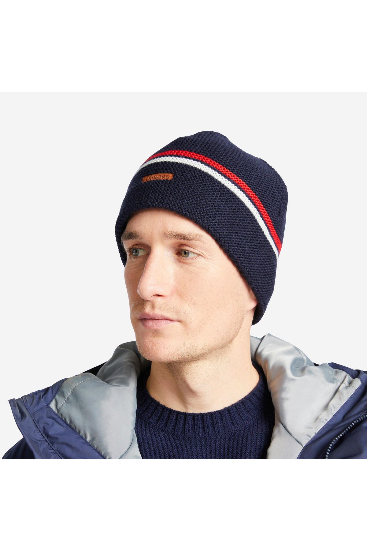 Decathlon-Blue/White/Red Adult Beret - Sailing 100 1