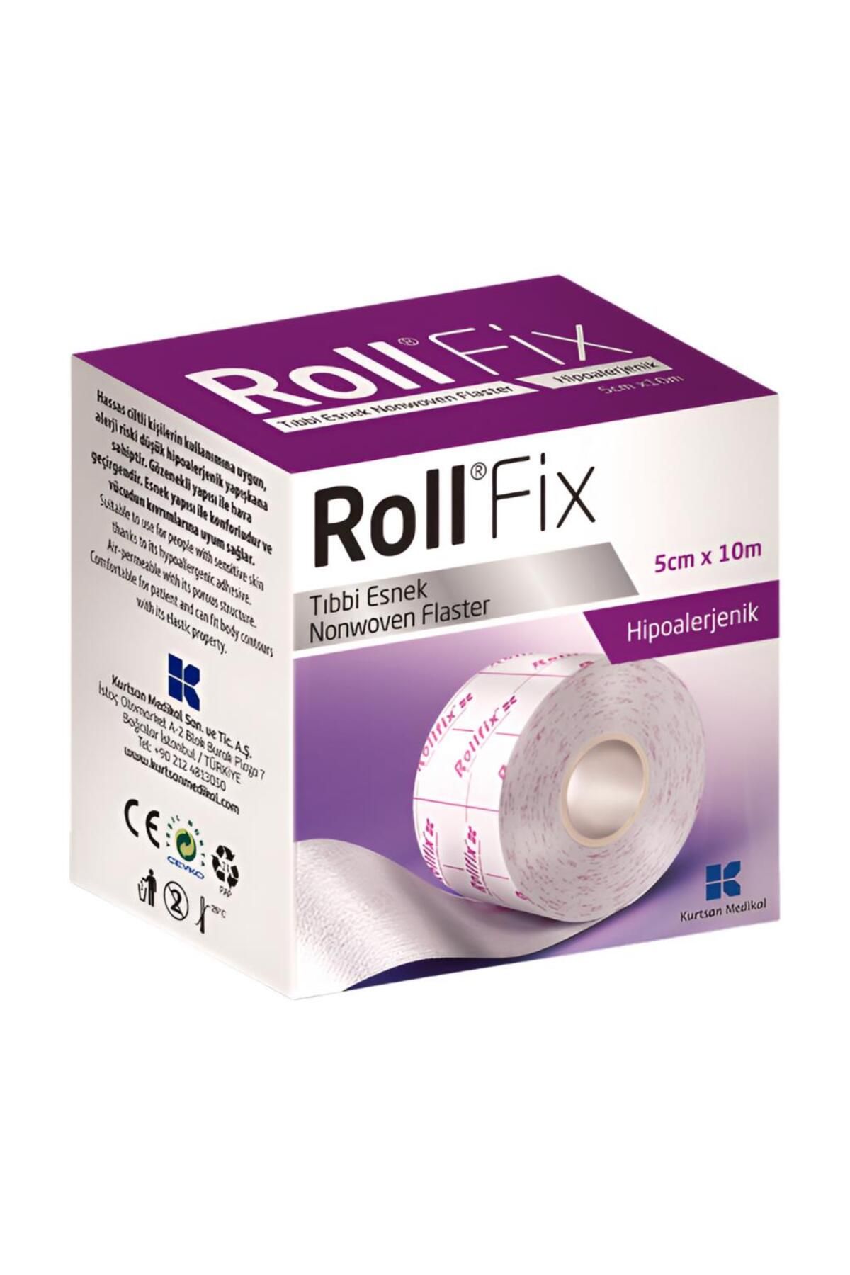 Roll Fix Hipoalerjenik Esnek Flaster 5 Cm X 10 M