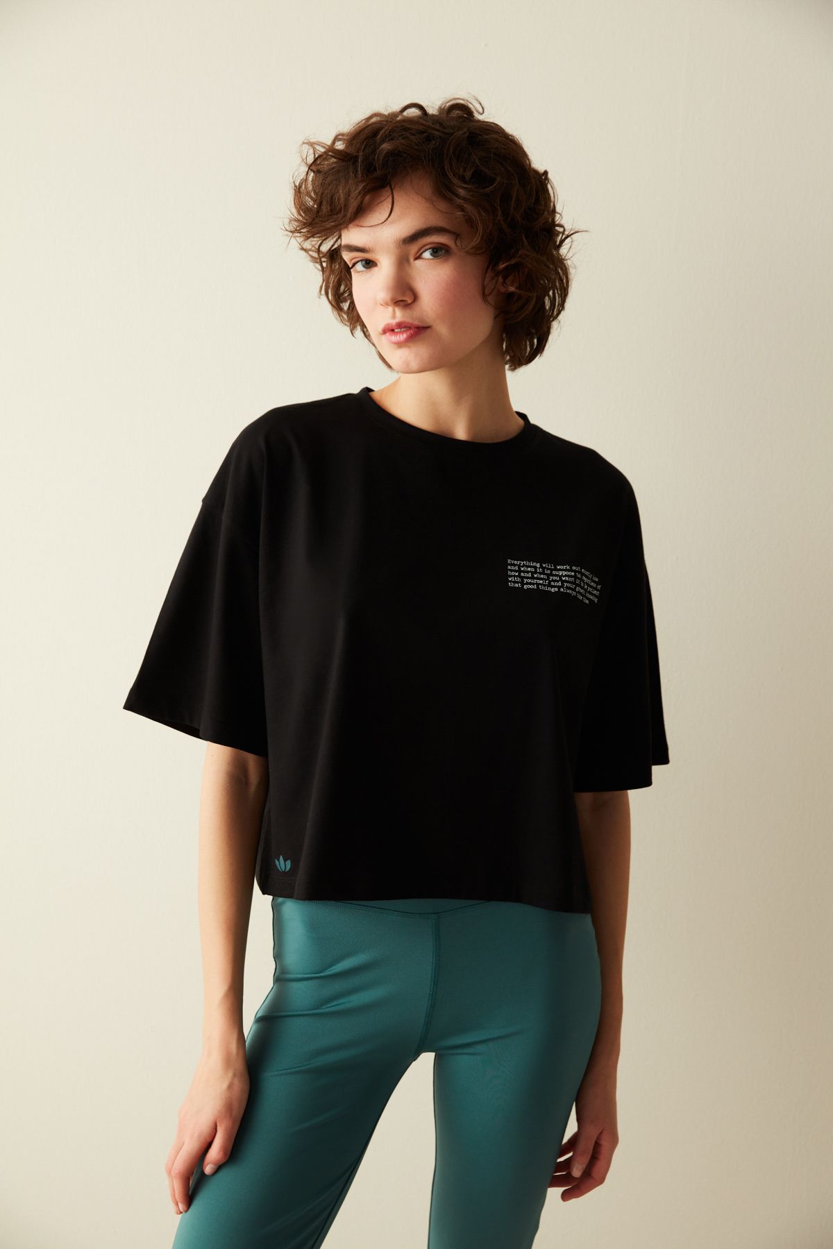 Penti-Black Short Sleeve Crew Neck T-Shirt 3