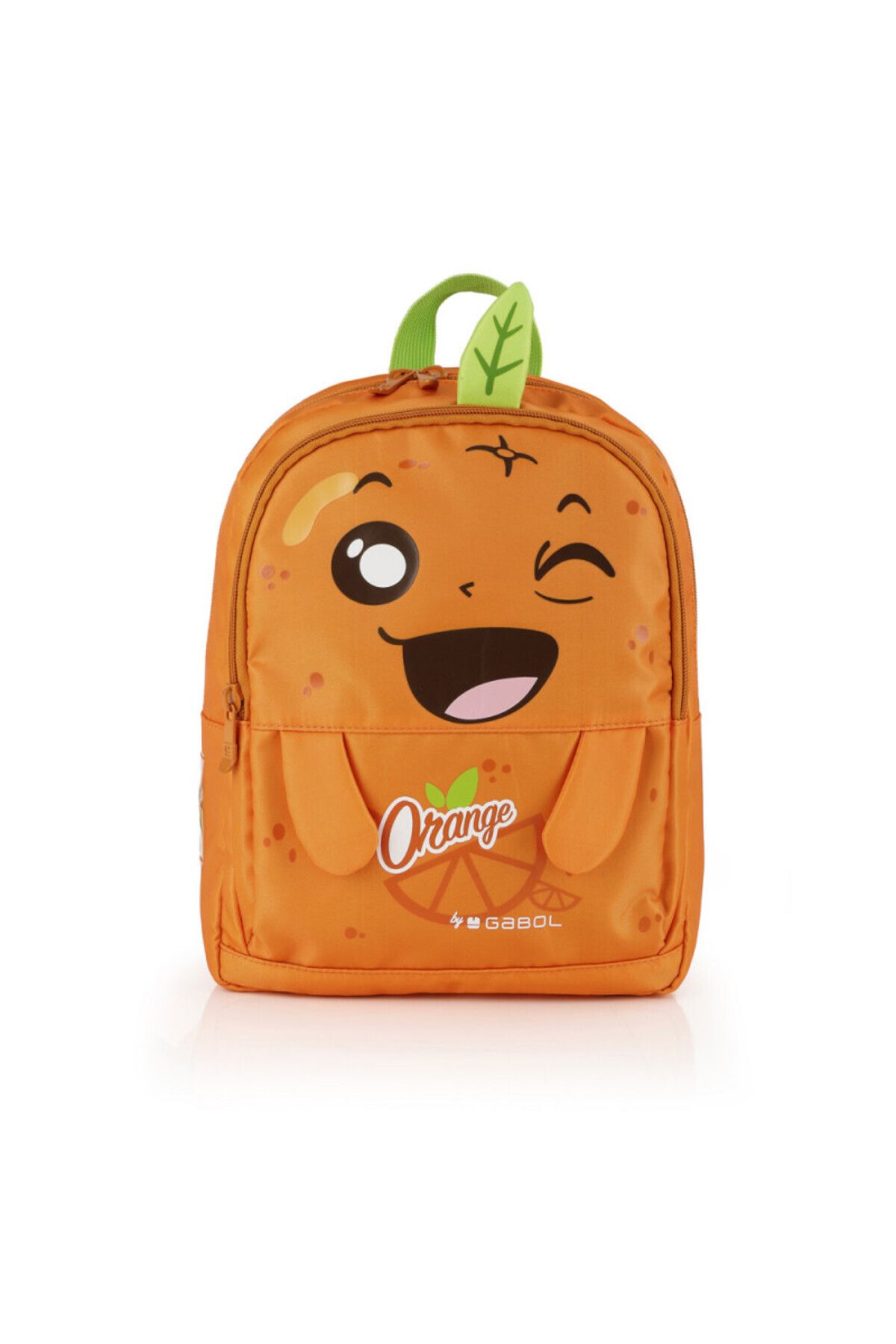 Anaokulu Sırt Çantası Tutti Frutti Portakal Orijinal Unisex Çocuk Çift Bölmeli Dayanıklı Mini Çanta