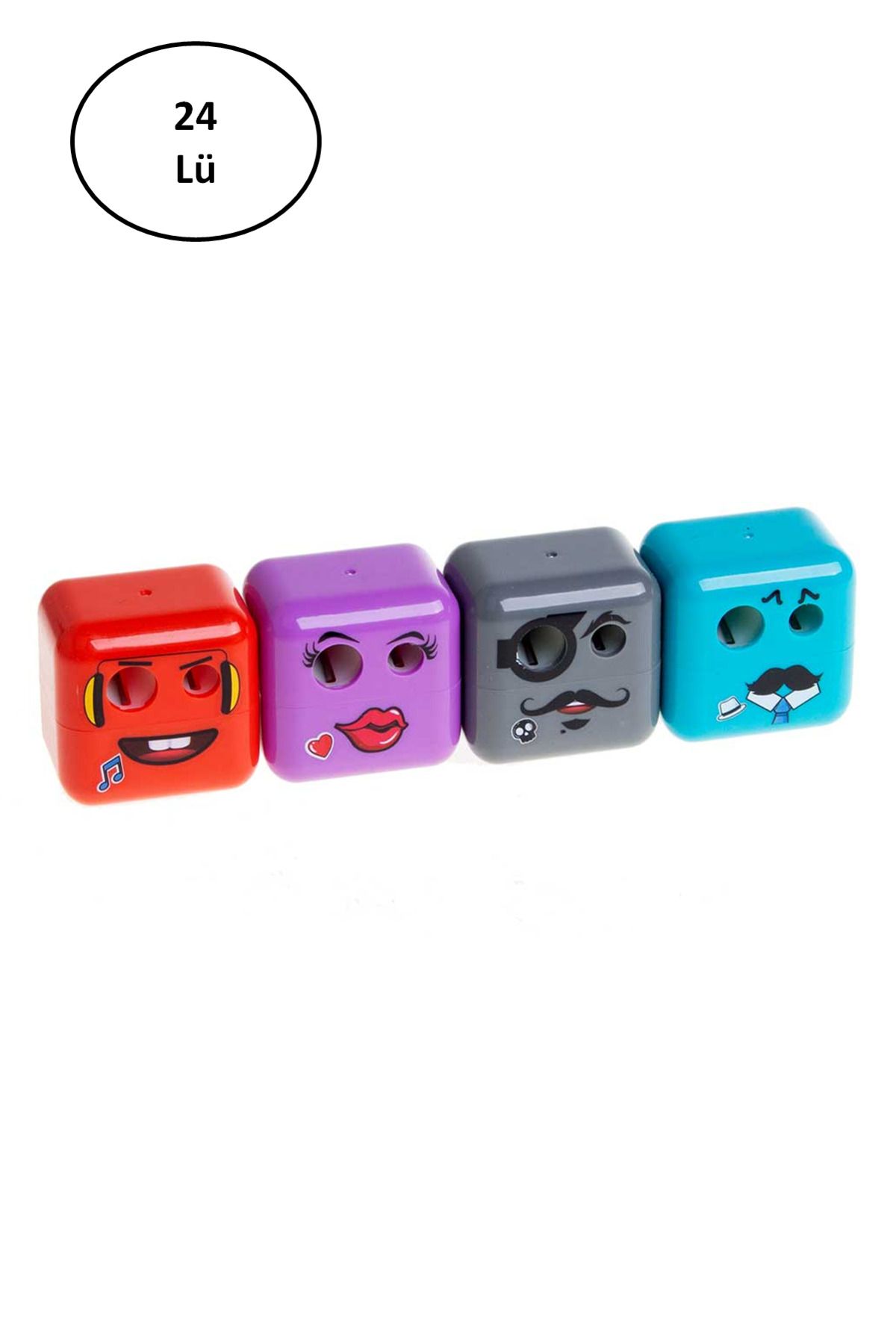 NETWORK ART Adel Cubies Emoji Kalemtraş 24'lü