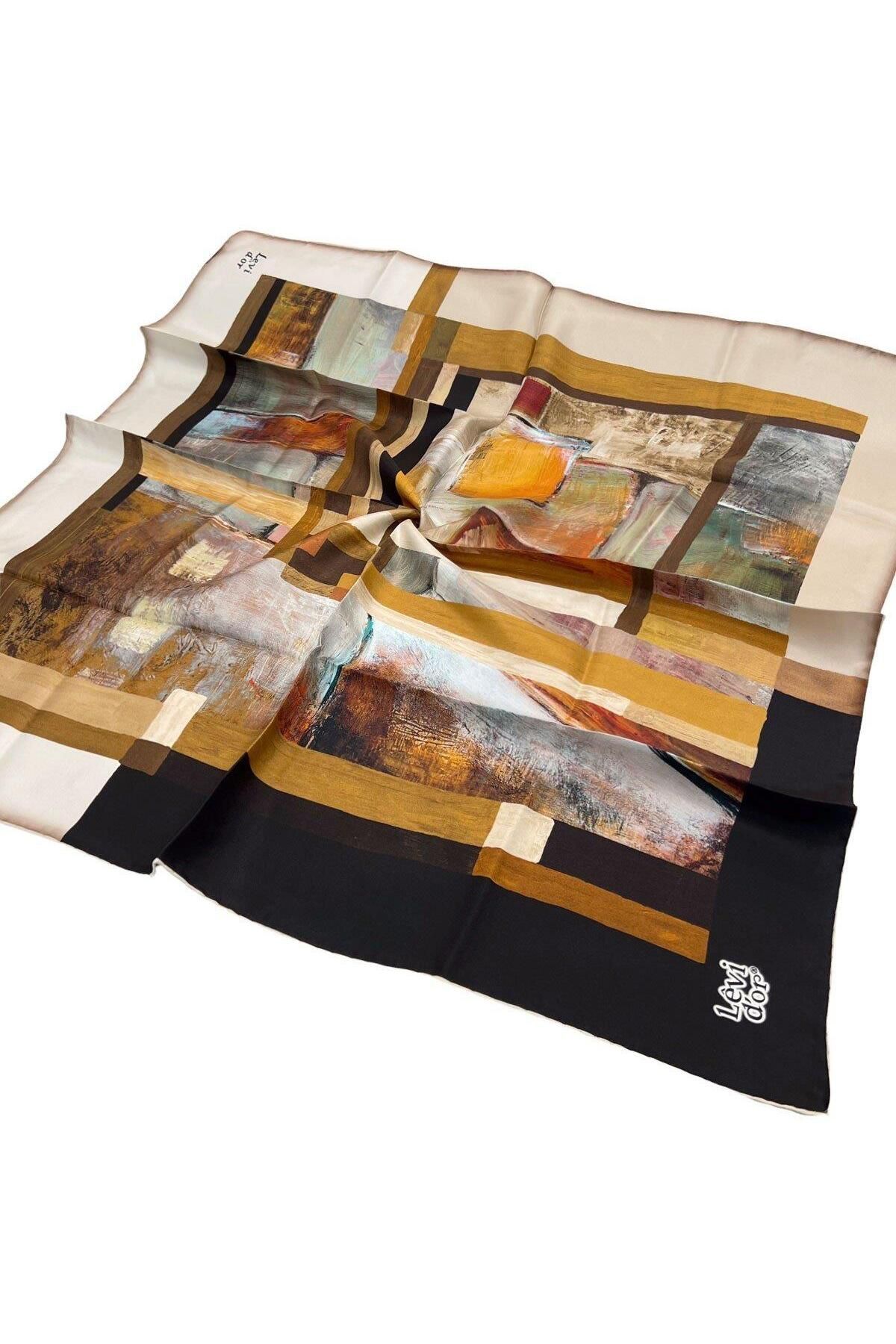 روسری مشکی Twill Ipek 3879 سیاه Levidor