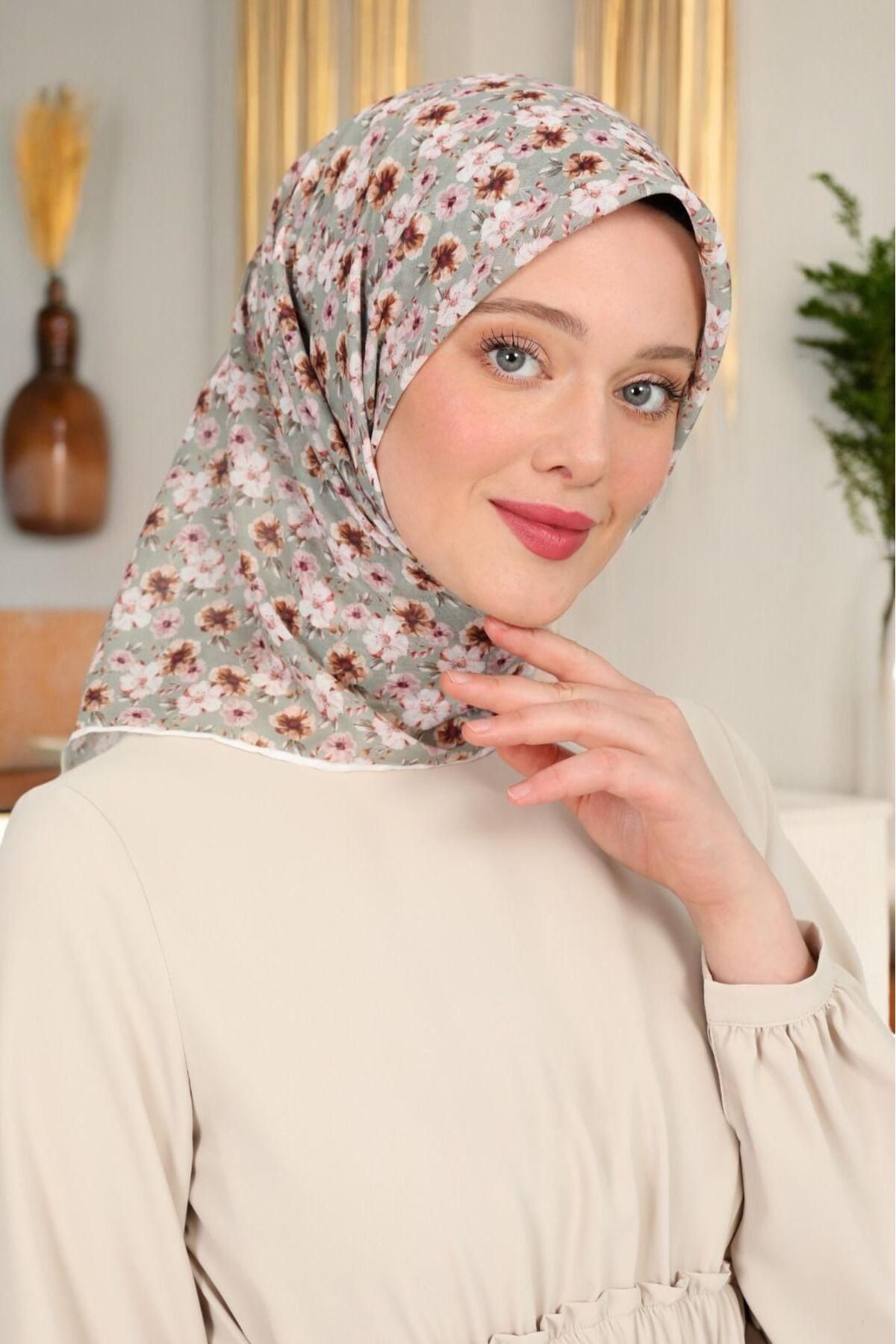 روسری سبز ورزشی پنبه 90263 02 Levidor