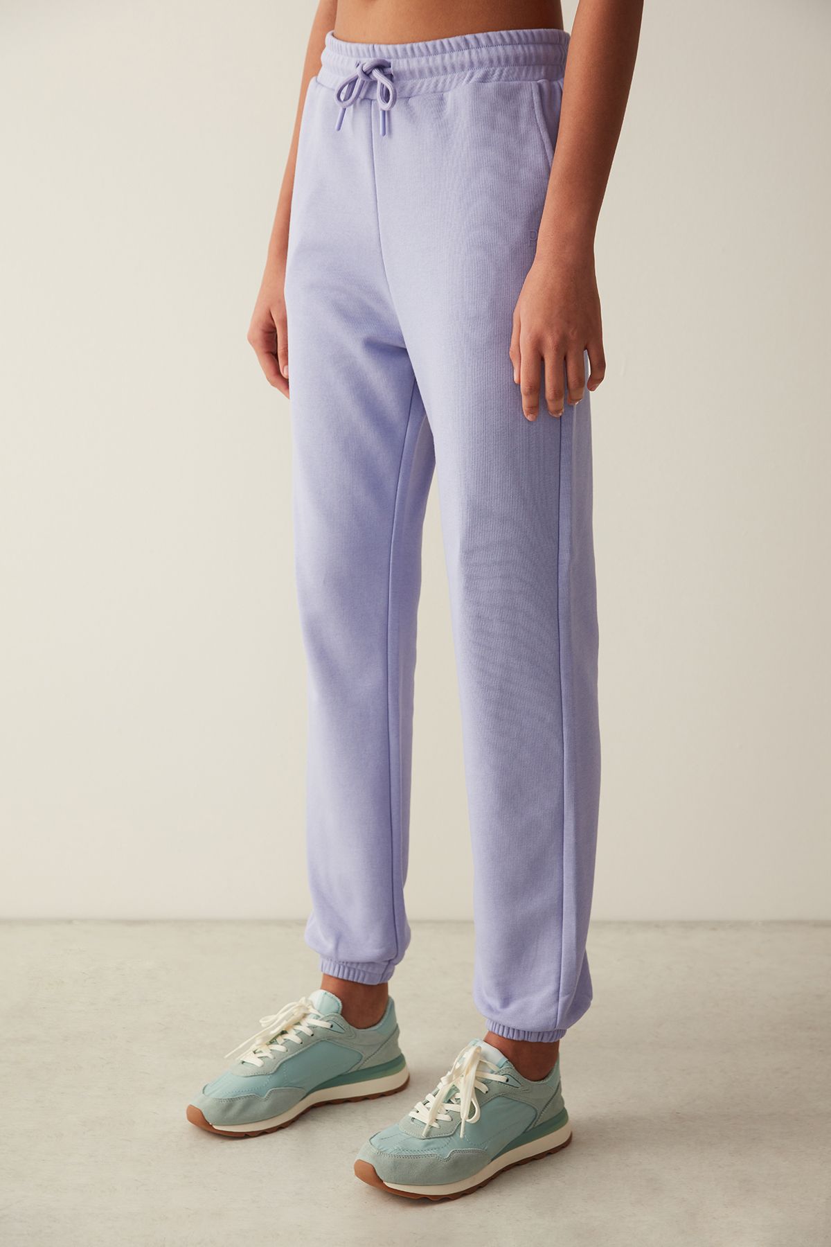 Penti-Lilac High Waist Basic tepláky 1