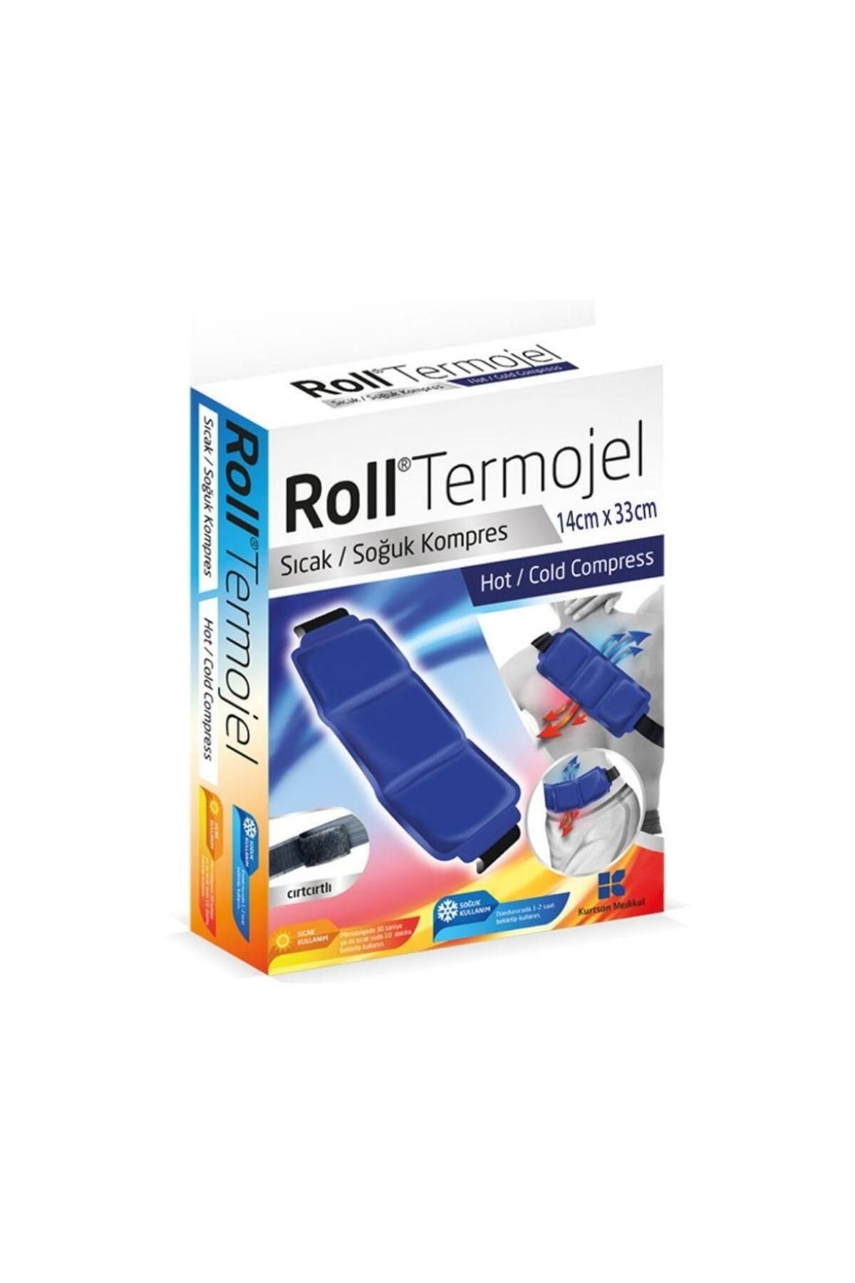 Roll Termojel Sıcak / Soğuk Kompres Çırtlı Bel-sırt-karın 14 Cm X 33 Cm