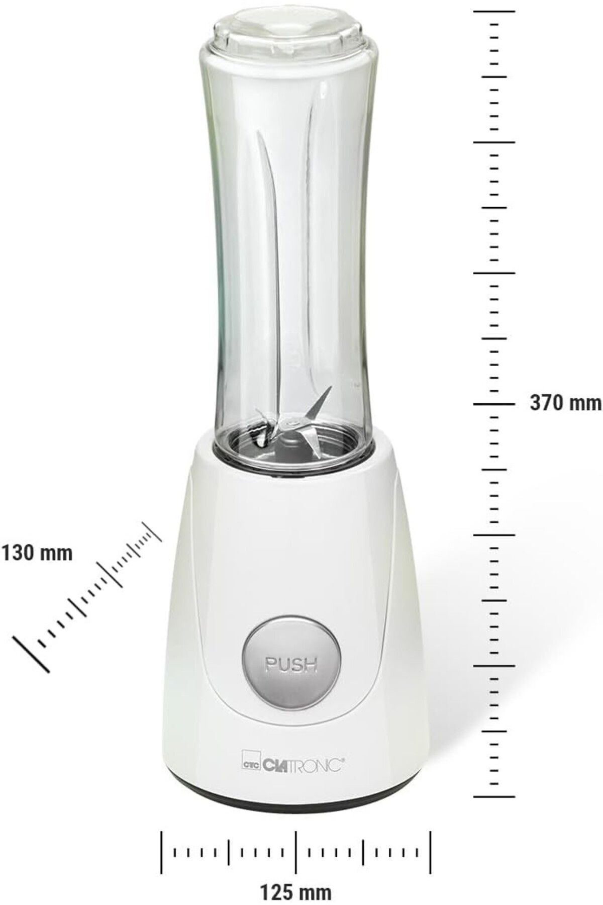 CLATRONIC-Smoothie Maker, 250W Power, Can Be Used as Cup with "Mix & Go" Lid 2