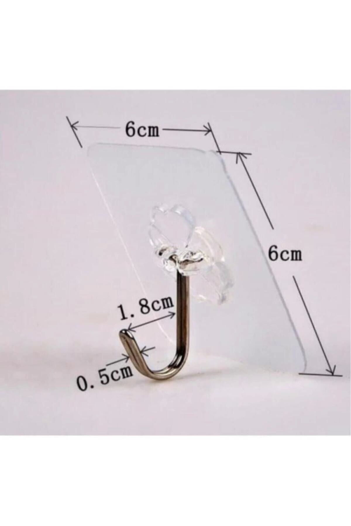 CMT-Self-Adhesive Transparent Hanger Set of 5 4
