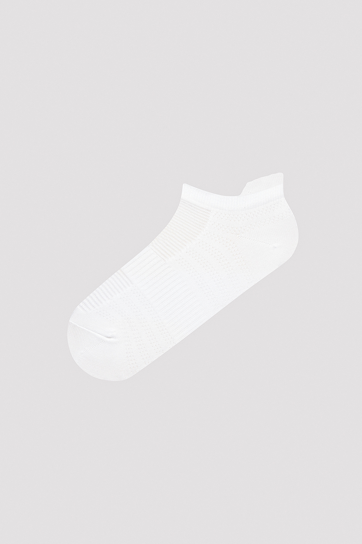 Penti Back Tab Microfiber Beyaz 3lü Patik Çorap görsel 2
