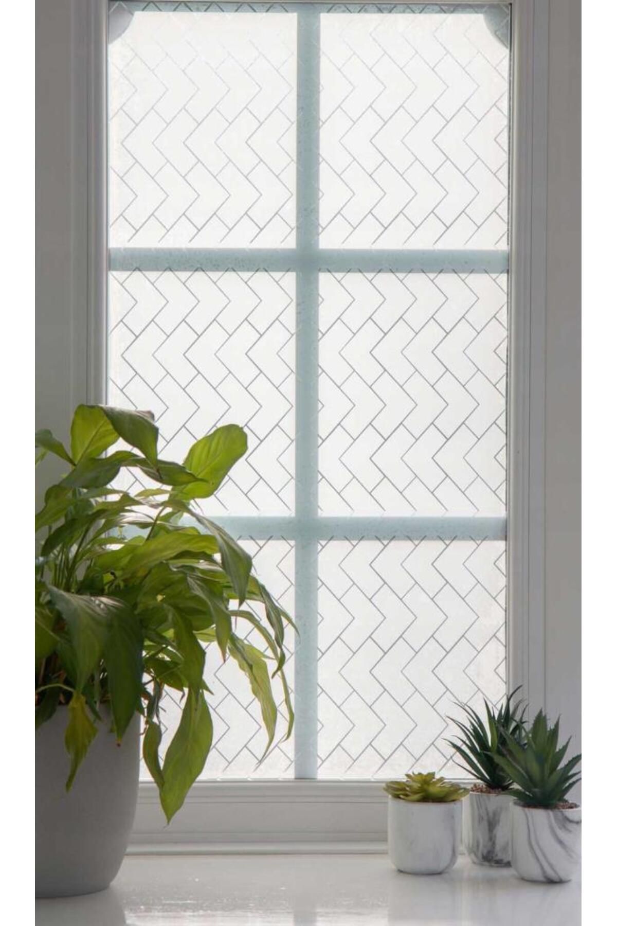 d-c-fix-334-0047 Zigzag Pattern Static Glass Foil (45CM X 1MT) 6