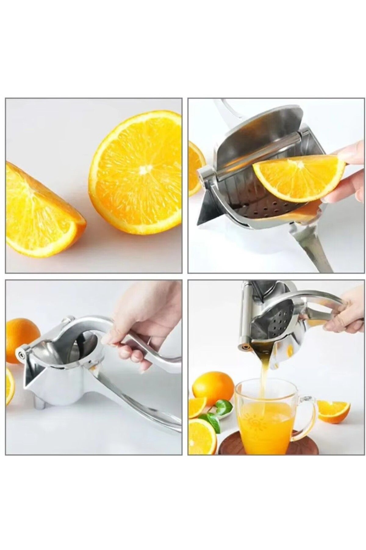 Monte Lua-Professional Citrus Juicer , Fruit Juicer, Manual Lemon Juicer, Juice Extractor, 7