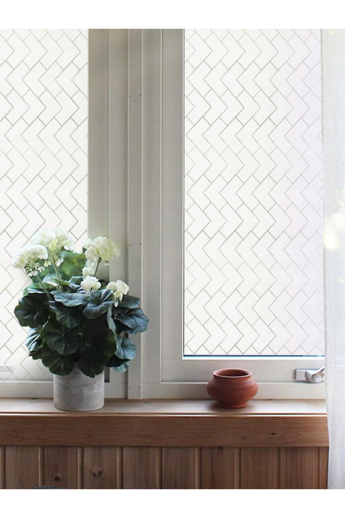 d-c-fix-334-0047 Zigzag Pattern Static Glass Foil (45CM X 1MT) 3